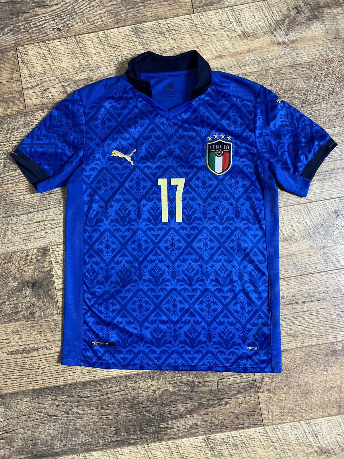 Puma Italy National Football Jersey #17 SUHAIL
