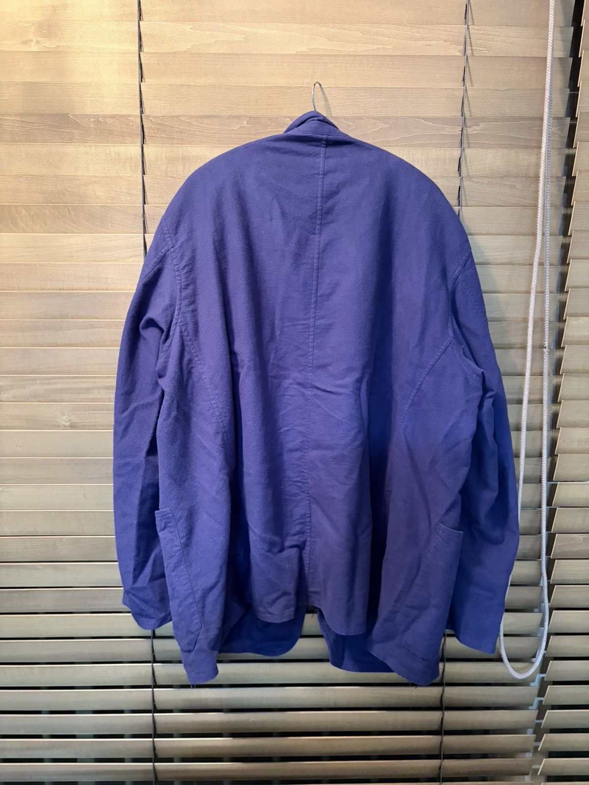 Comoli [2] Comoli 25aw cotton flannel jacket royal blue Size US L / EU 52-54 / 3 - 5 Thumbnail