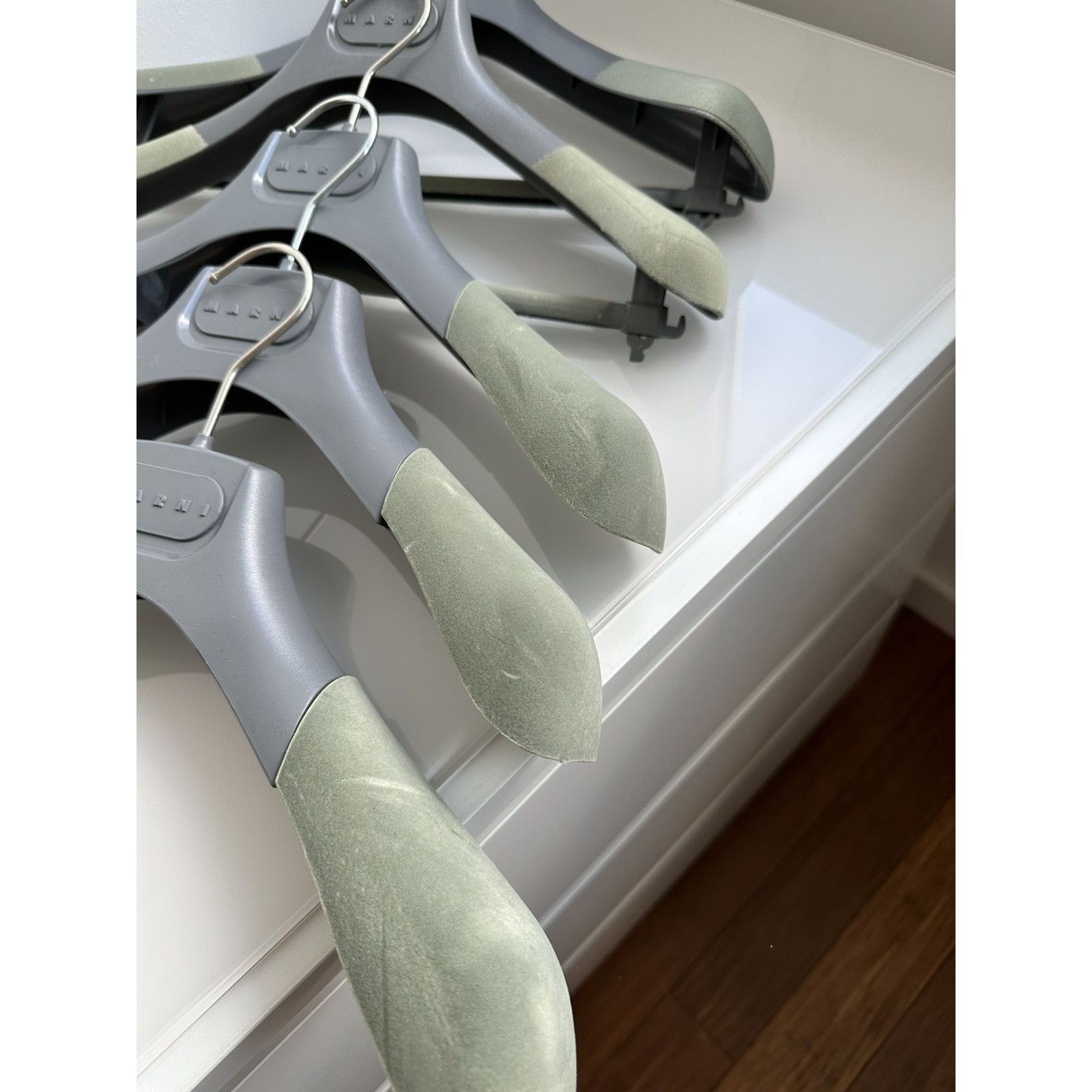 Marni Marni premium made in italy velour grey hangers Size ONE SIZE - 3 Thumbnail