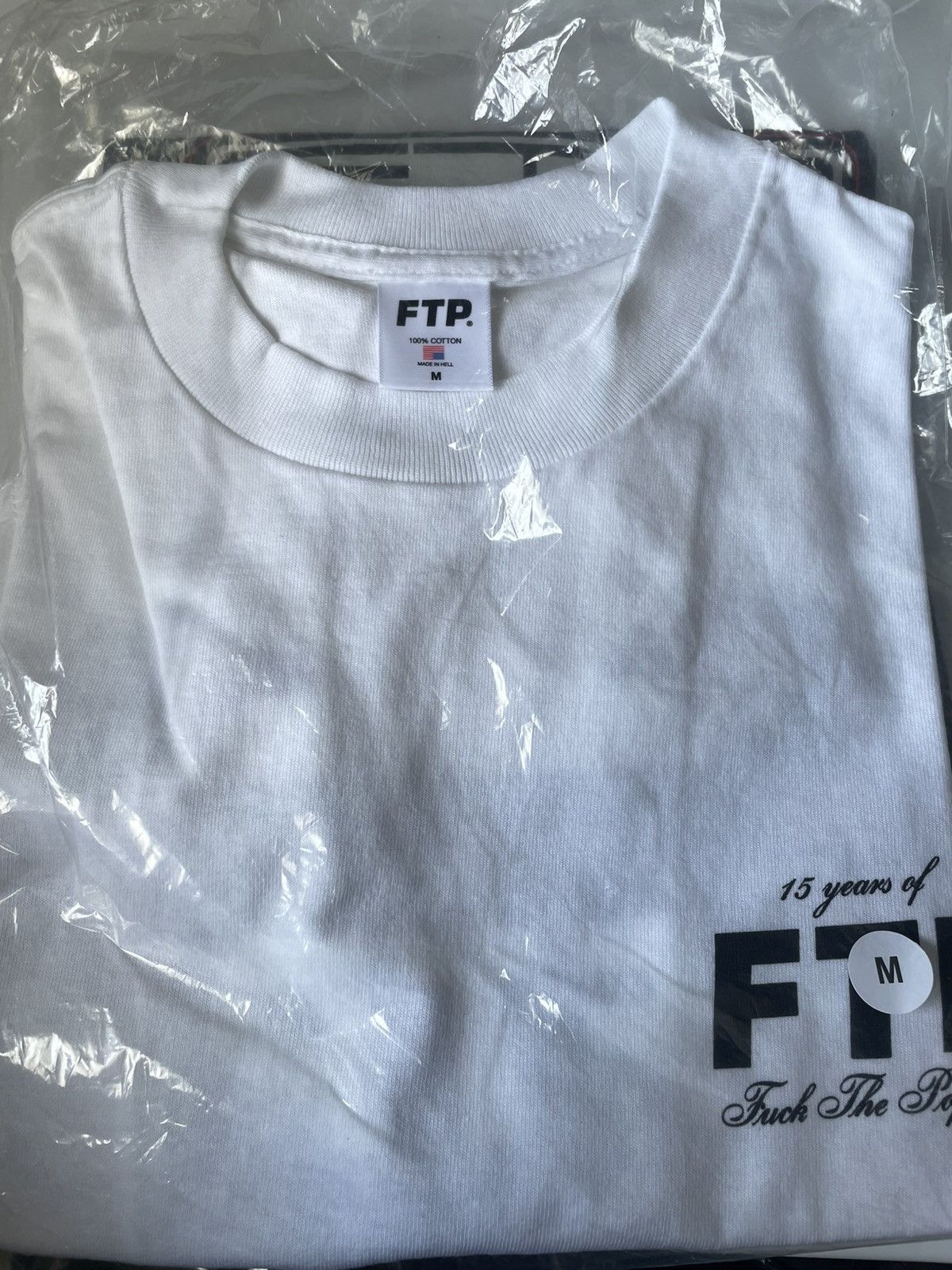 Fuck The Population FTP 15yr anniversary tee medium Size US M / EU 48-50 / 2 - 3 Thumbnail
