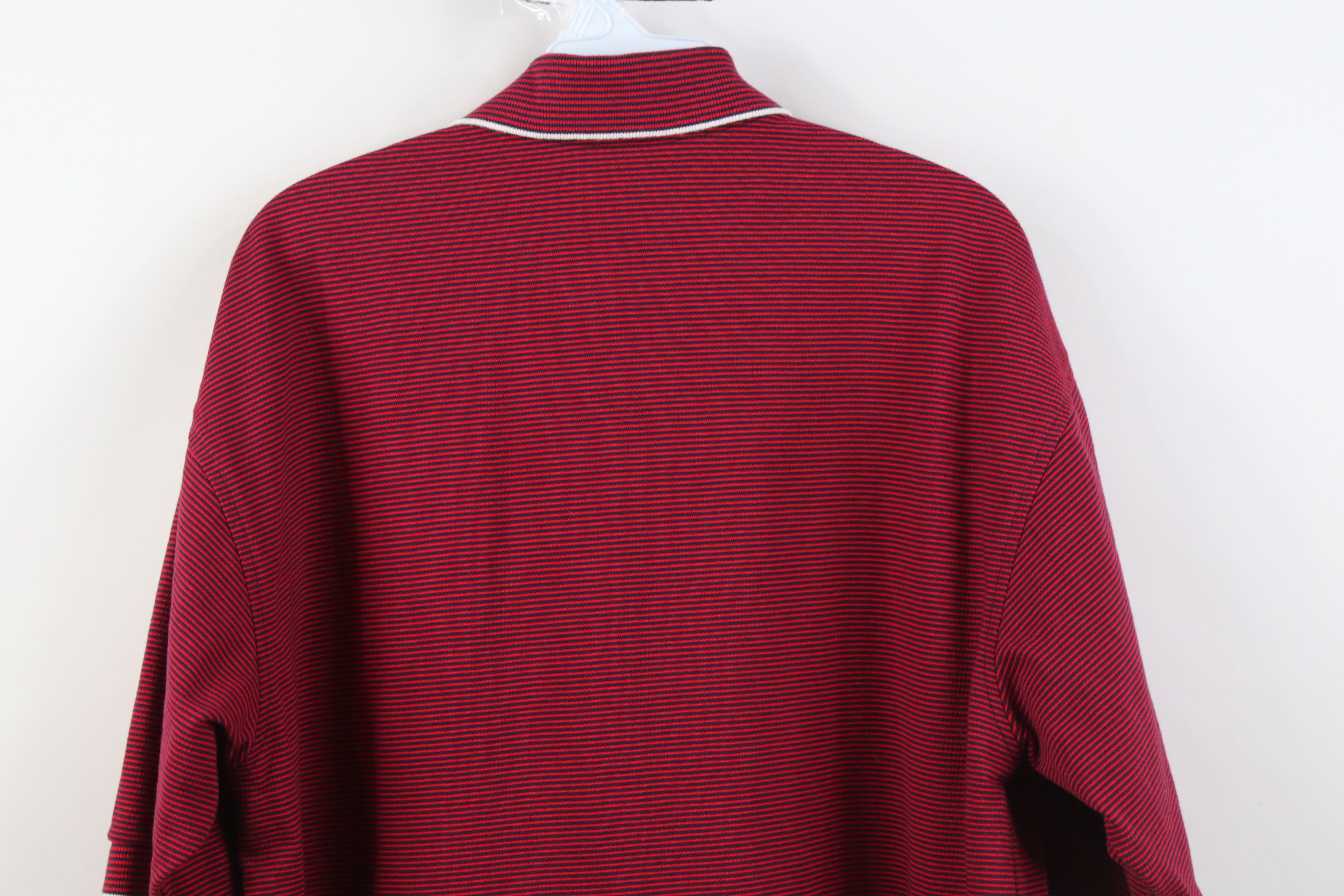Vintage Vintage 90s The Salty Dog Cafe Collared Golf Polo Shirt Red Size US L / EU 52-54 / 3 - 11 Thumbnail