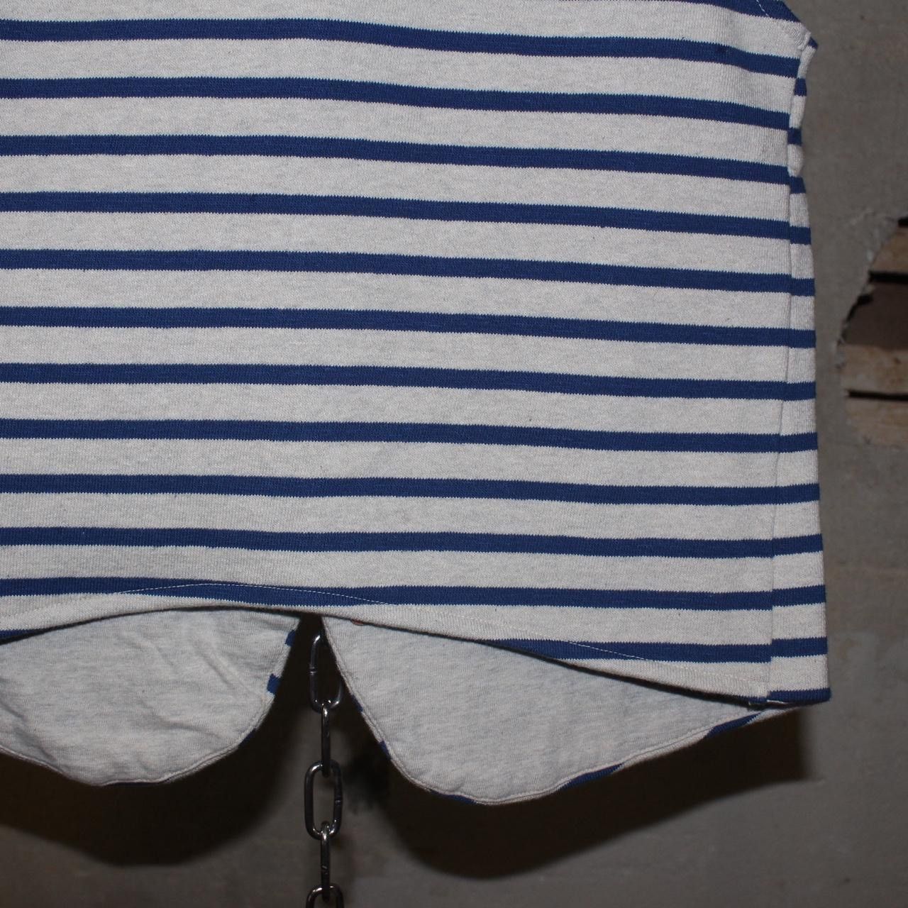 Kapital KAPITAL 2000s White Blue Striped Vest Size US XS / EU 42 / 0 - 7 Thumbnail