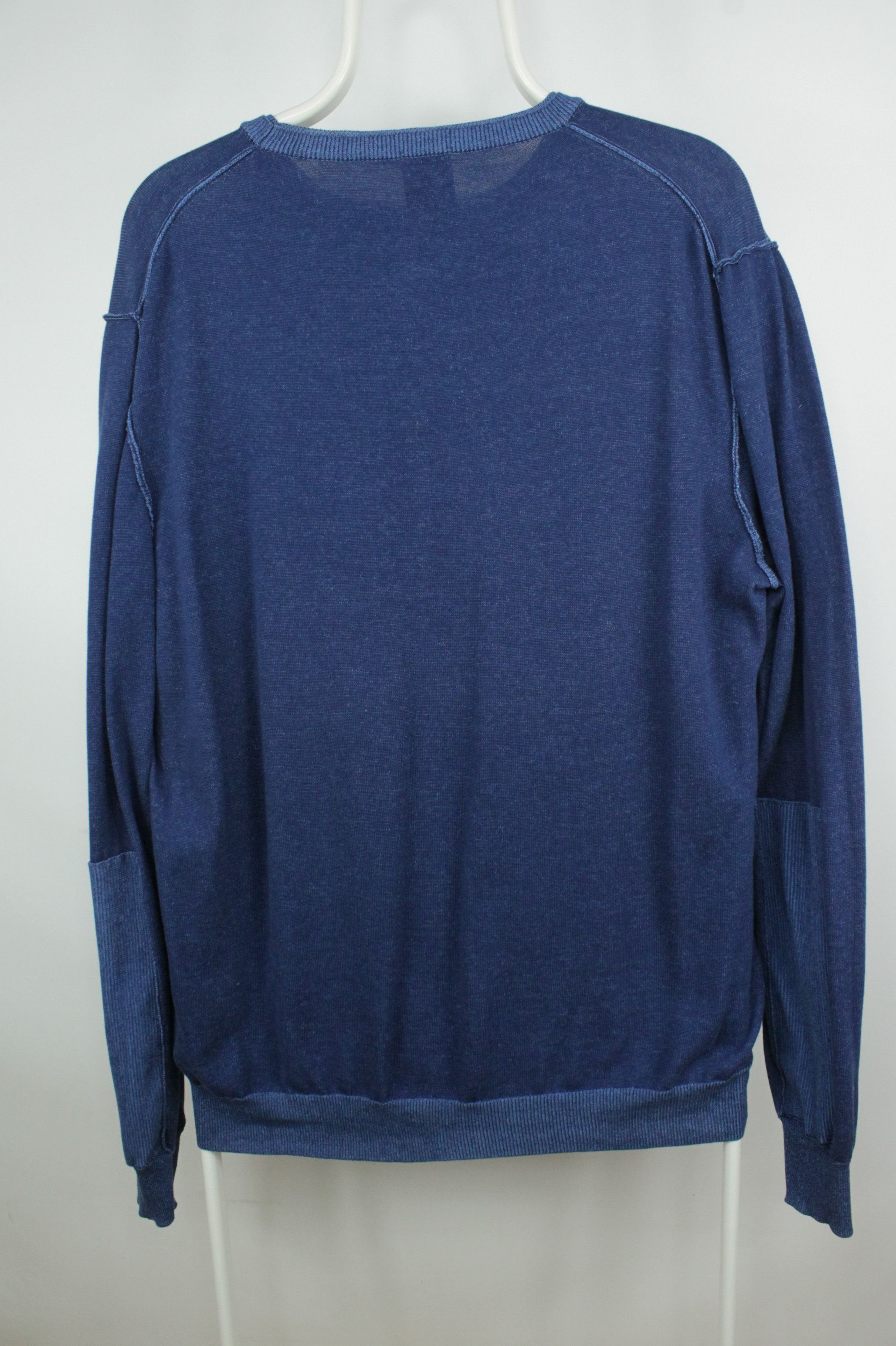 Other Italian H953 Blue Cotton Pullover Jumper Men's Size US XL / EU 56 / 4 - 6 Thumbnail