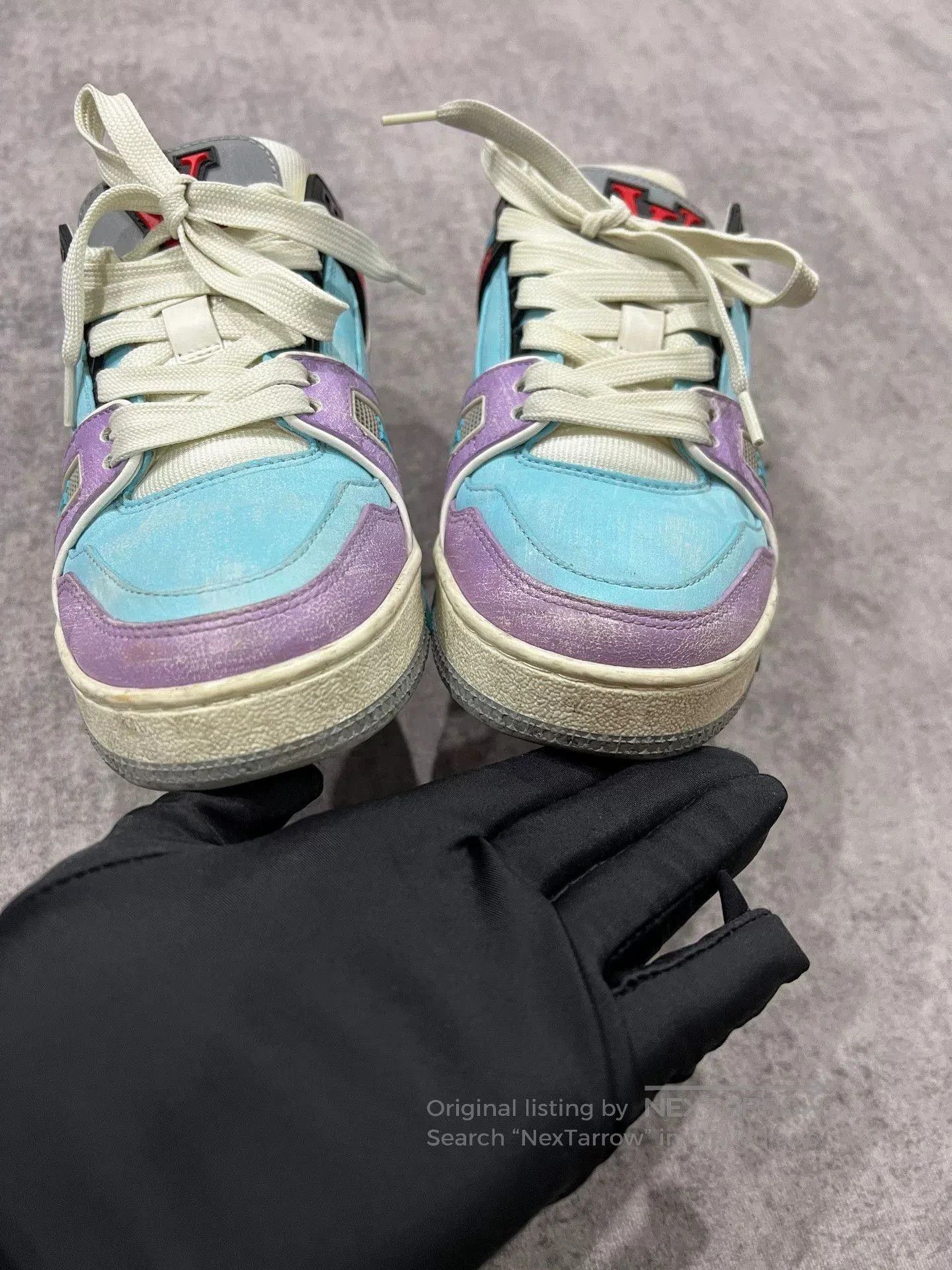 Louis Vuitton Louis Vuitton Macaron Color Block Trainer. Size US 4 / IT 34 - 5 Thumbnail