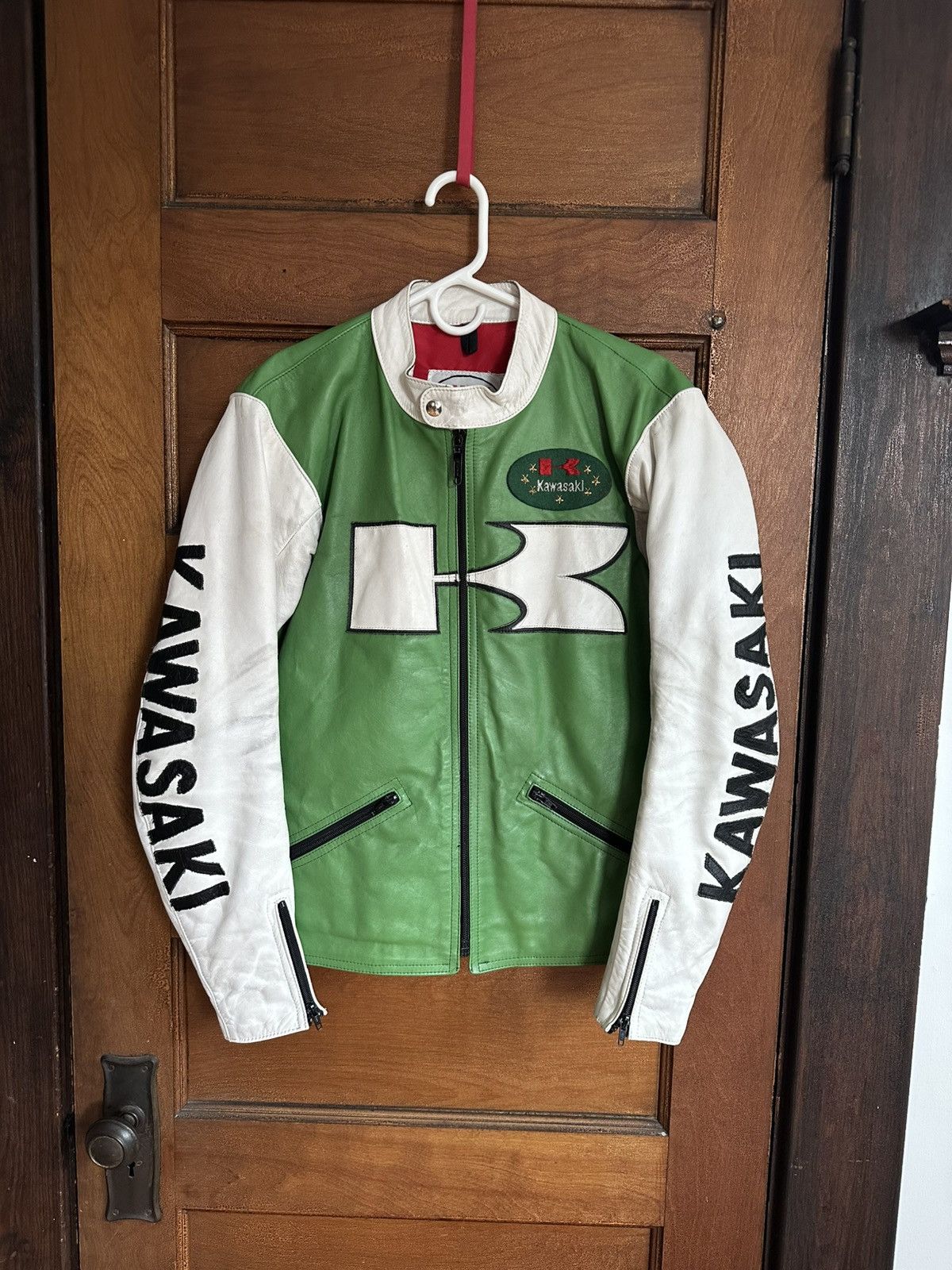 Other Kawasaki Leather Racing Jacket Size US M / EU 48-50 / 2 - 1 Thumbnail