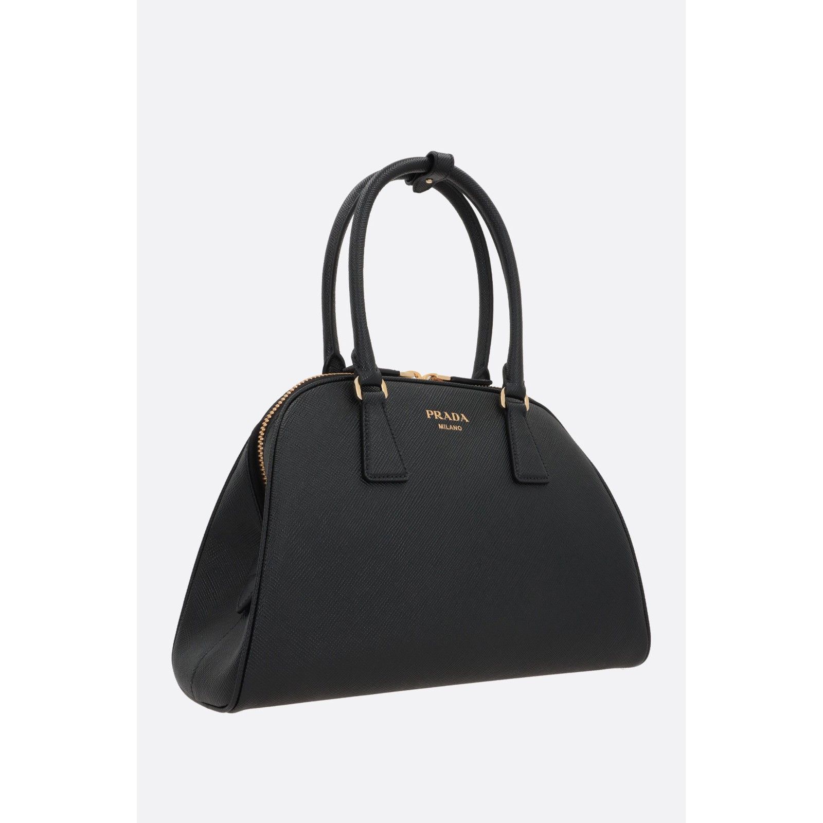 Prada PRADA Medium Black Saffiano Leather Top Handle Bag New & Aut Size ONE SIZE - 2 Thumbnail