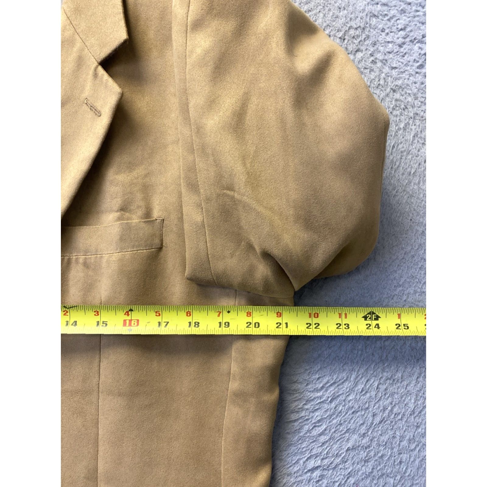 Ralph Lauren Lauren Ralph Lauren Blazer Mens 40L Long Polyester Sport Coat 3 Buttons /0185 Size 40R - 3 Thumbnail
