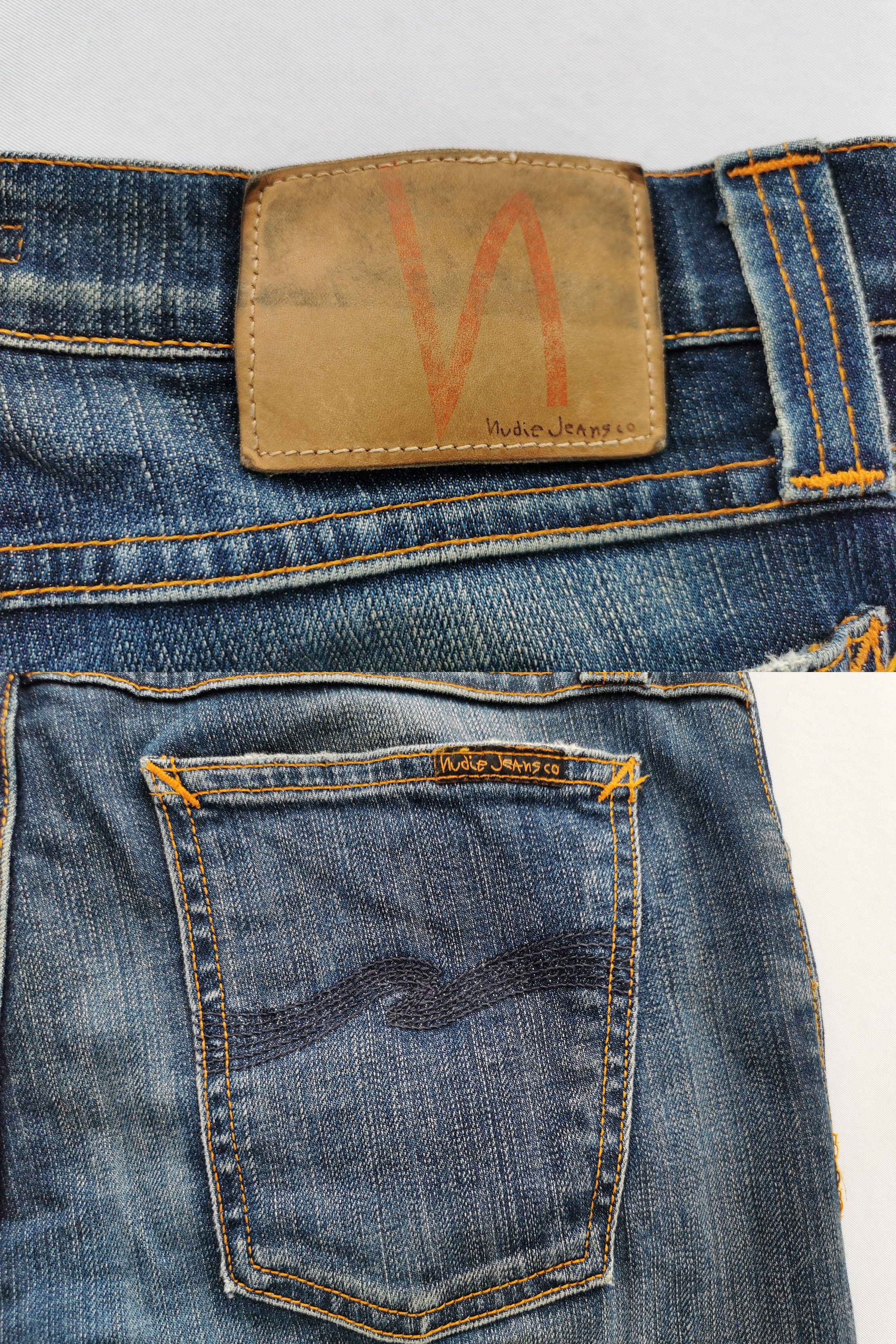 Nudie Jeans Distressed Nudie Jeans Made In Italy Denim Pants Size 31 Size US 31 - 6 Thumbnail