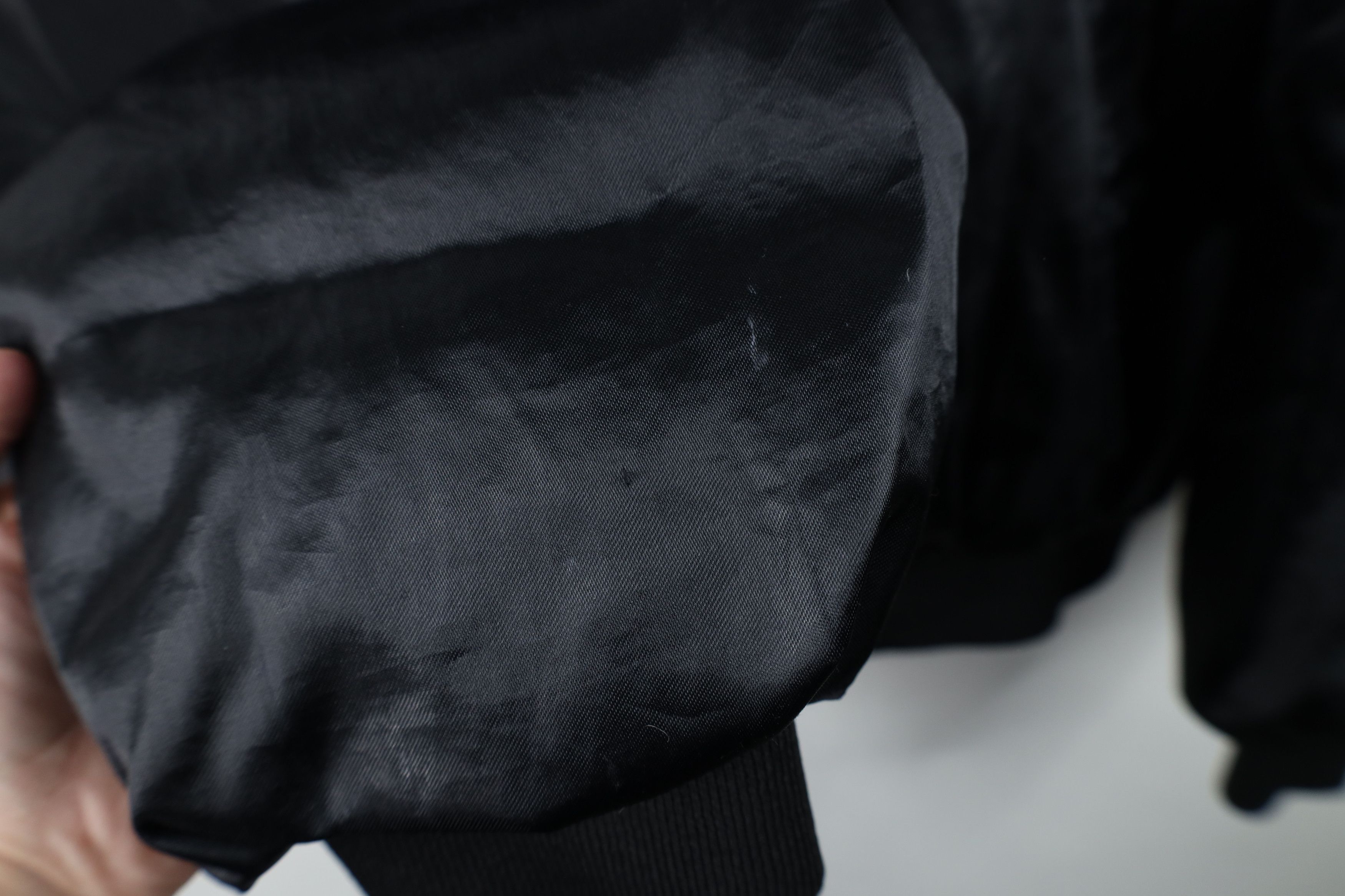 Vintage Vintage 80s Streetwear Lined Satin Bomber Jacket Black USA Size US XL / EU 56 / 4 - 7 Thumbnail
