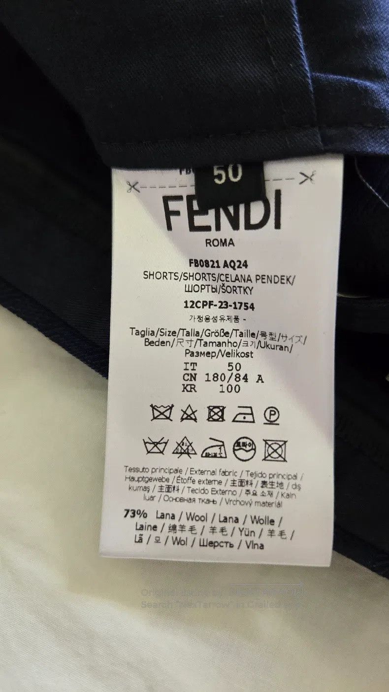 Fendi Fendi Wool silk shorts Size US 34 / EU 50 - 3 Thumbnail