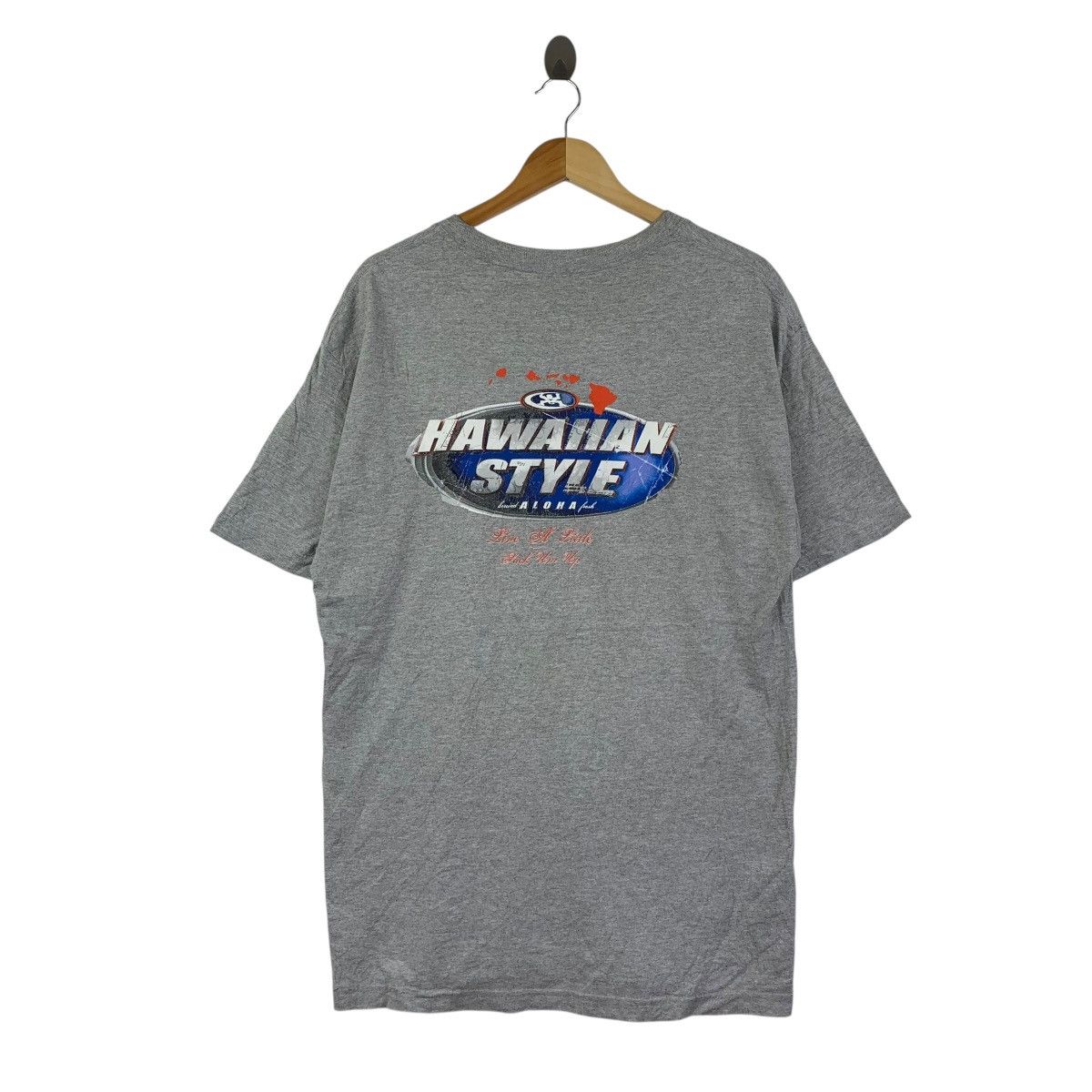 Vintage Hawaiian Style Vintage Hawaii Islands Logo Tee Heather Gray Size US L / EU 52-54 / 3 - 4 Thumbnail
