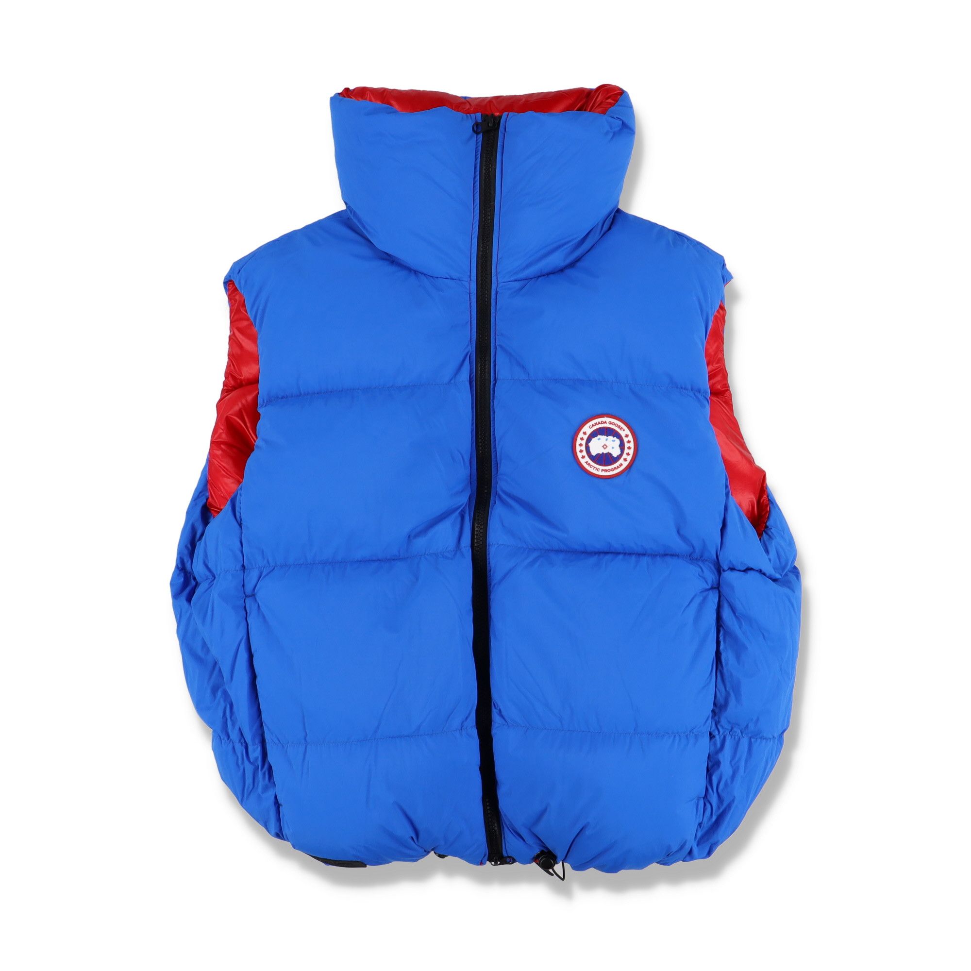 ANGEL CHEN × Canada Goose Red and Blue Reversible Bayan Puffer Vest Size XS / US 0-2 / IT 36-38 - 9 Thumbnail