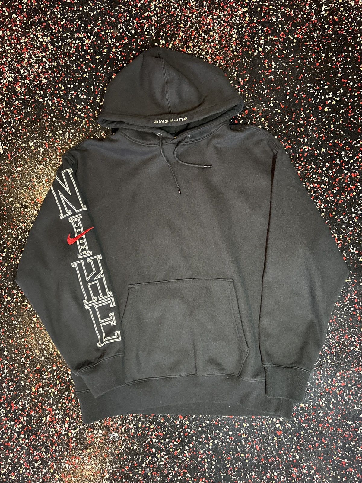 Nike × Supreme Supreme Nike Jewel Crewneck Black L FW20 | Grailed