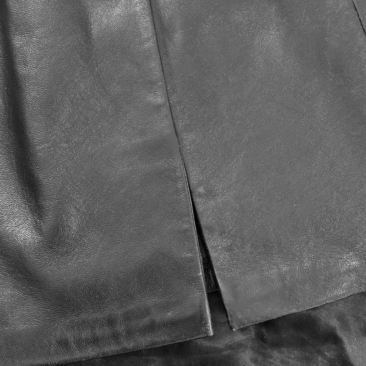 Vintage Iconic super long matrix leather coat Size L / US 10 / IT 46 - 6 Thumbnail