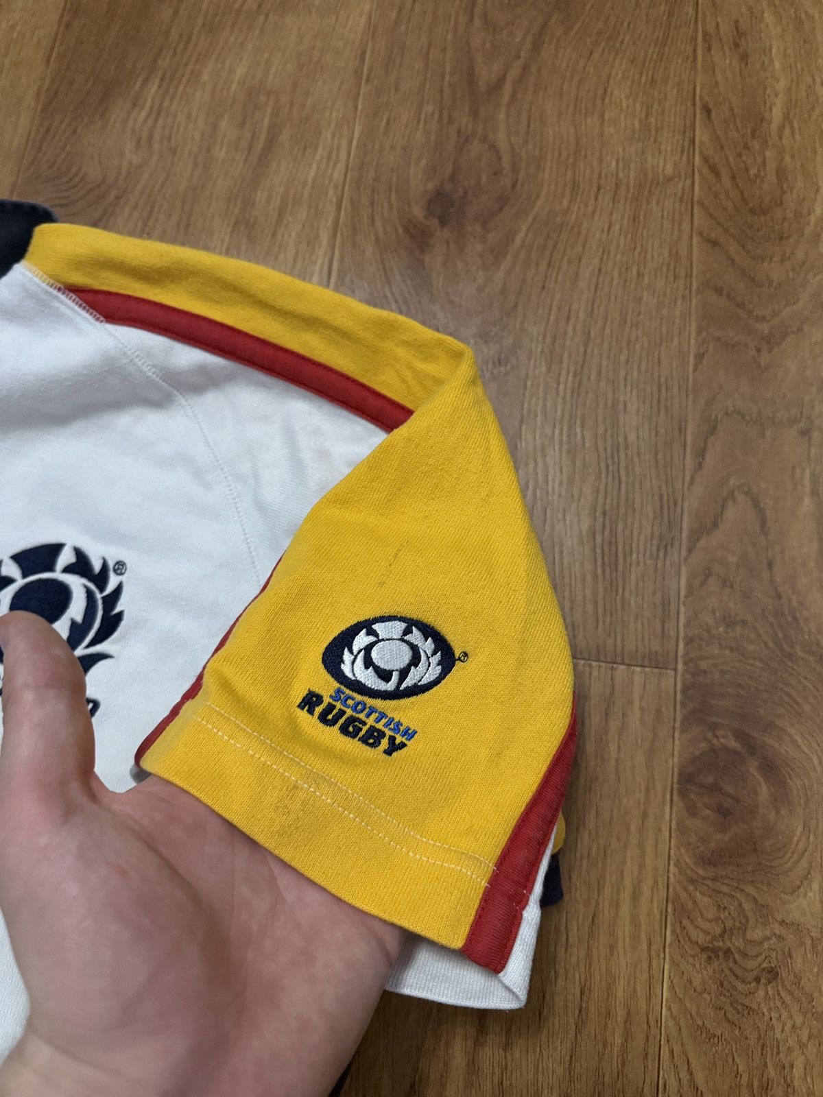 Canterbury of New Zealand Vintage Canterbury Scotland 05/06 Jersey Away Rugby Shirt Size US L / EU 52-54 / 3 - 4 Thumbnail