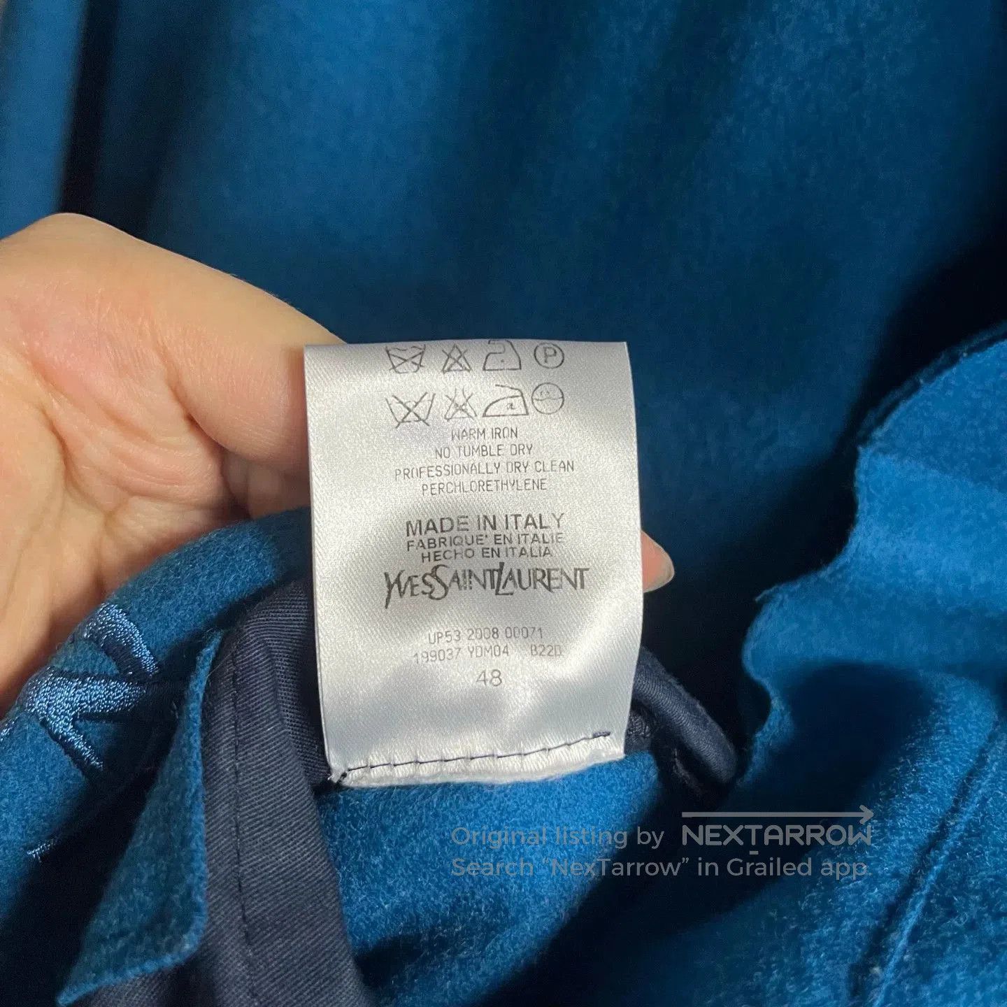 Saint Laurent Paris Saint Laurent Classic Blue Stand. Size US M / EU 48-50 / 2 - 4 Thumbnail