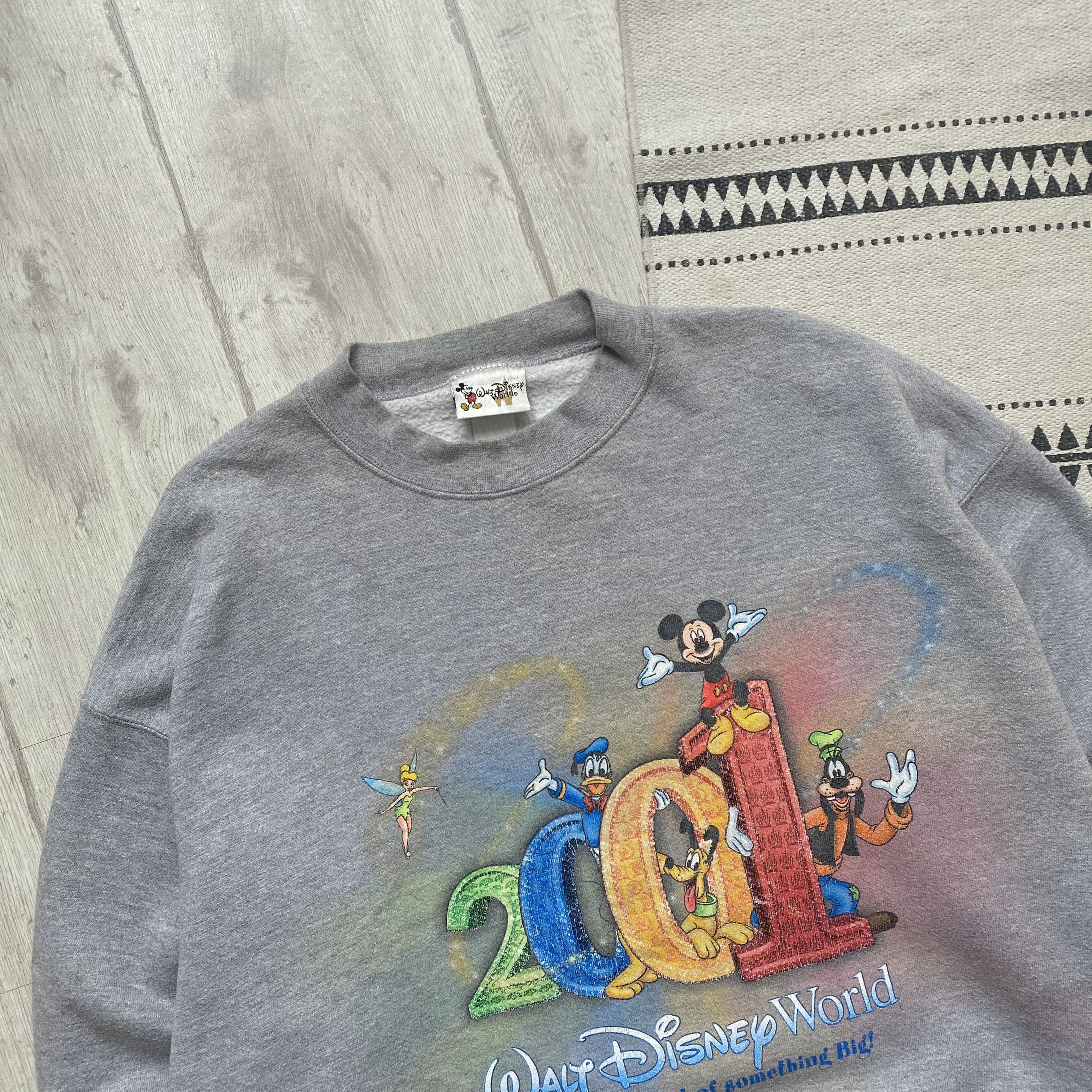 Disney 2001's Walt Disney World Mickey Mouse Sweatshirt Made USA Size US L / EU 52-54 / 3 - 3 Thumbnail