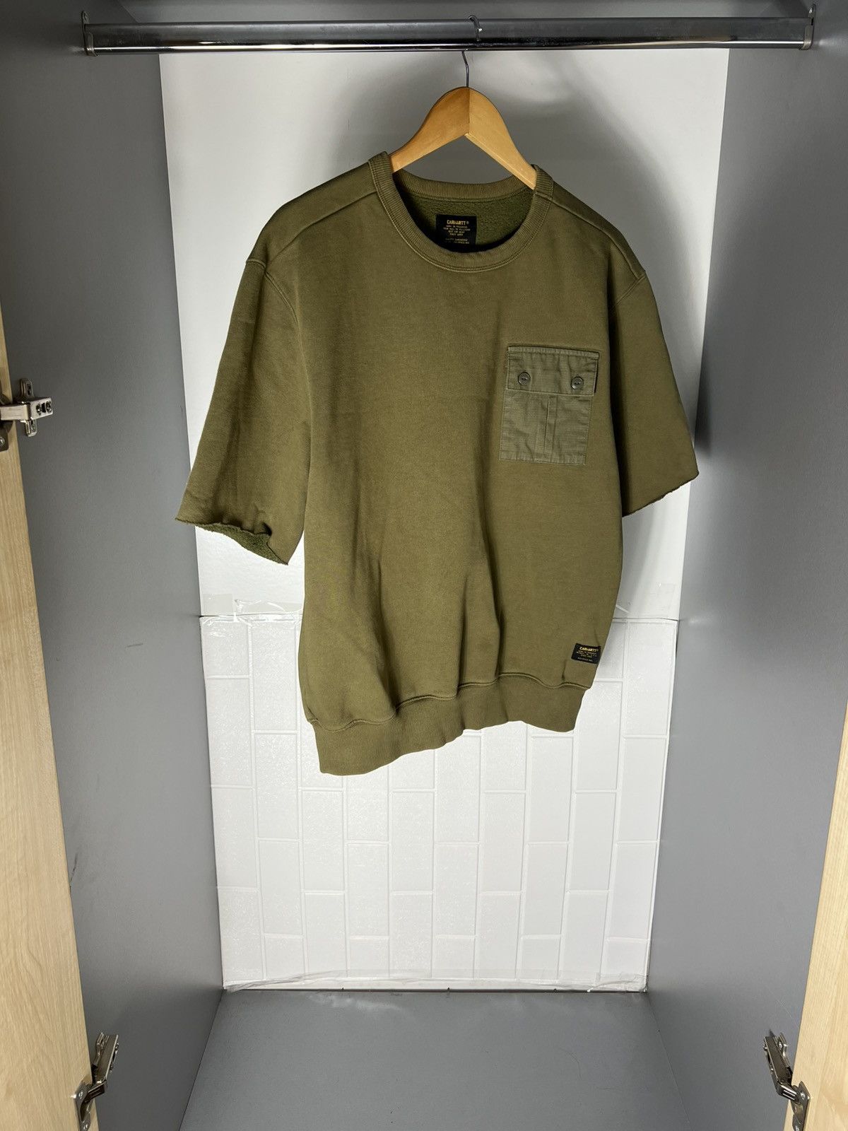 Carhartt Wip VINTAGE CARHARTT WIP MILITARY POCKET SWEAT DESIGNER Y2K 90s Size US M / EU 48-50 / 2 - 3 Thumbnail