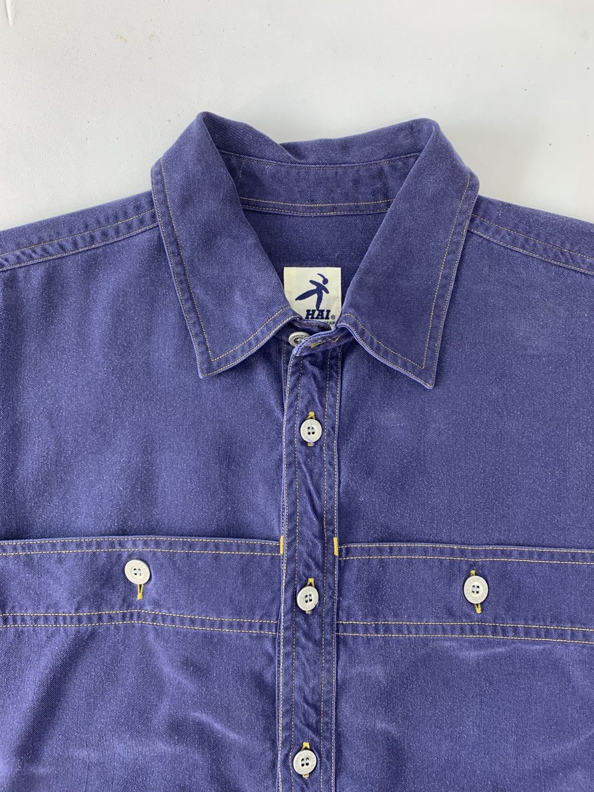 Hai Sporting Gear Hai Sporting Gear Issey Miyake Workwear Longsleeve Shirt Size US XL / EU 56 / 4 - 5 Thumbnail