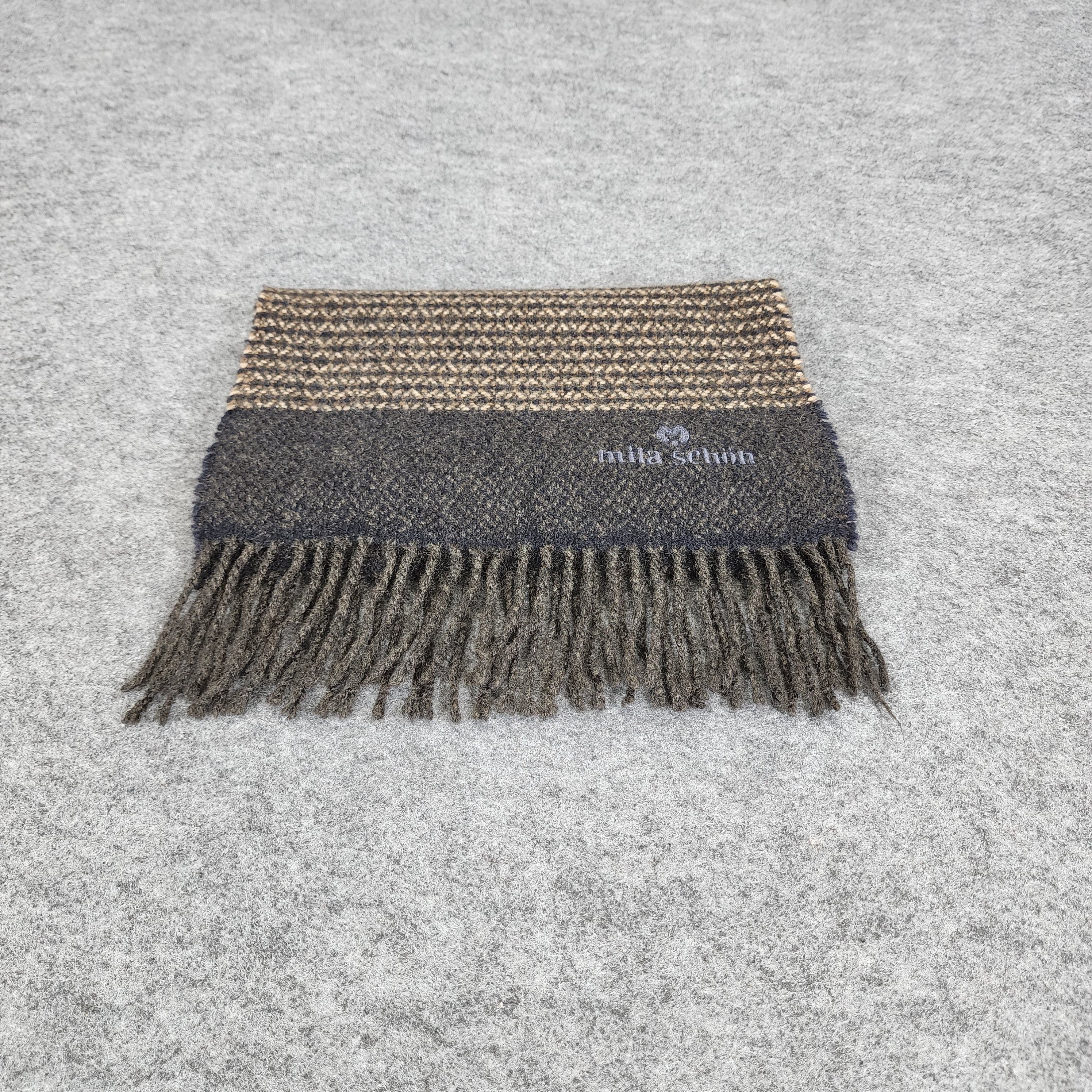 Mila Schon × Vintage Mila Schon Scarf # Muffler # Neckwear # D066 Size ONE SIZE - 5 Thumbnail