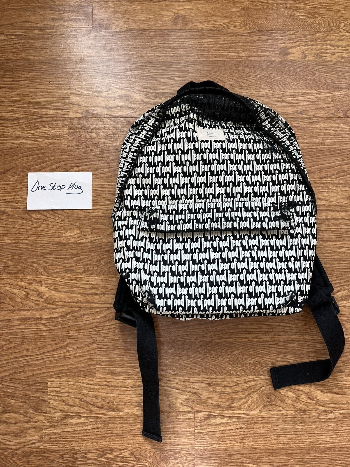 Essentials Fear of God Pacsun FOG Essentials AOP Backpack Grailed