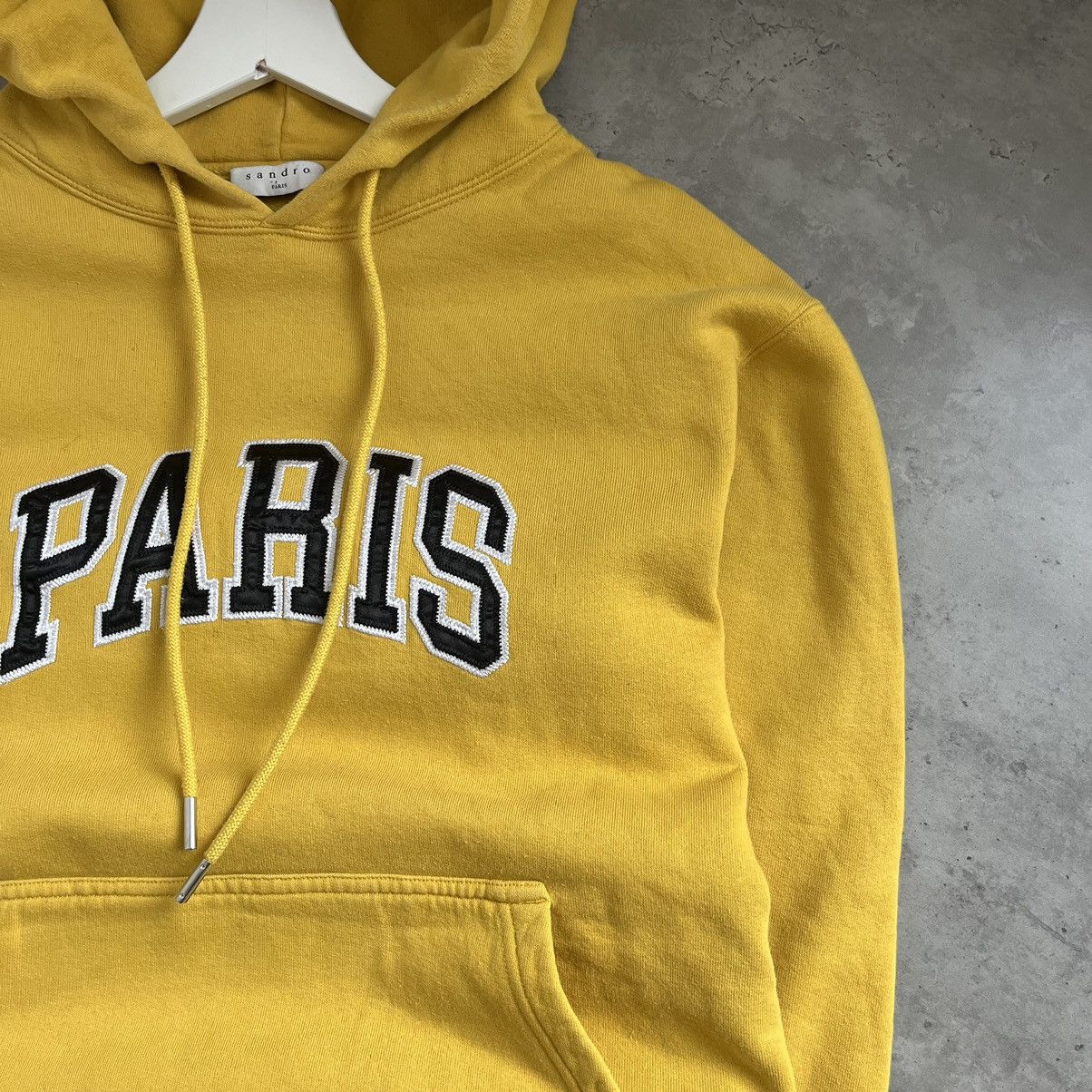 Sandro Yellow Sandro Paris Hoodie Size US S / EU 44-46 / 1 - 5 Thumbnail