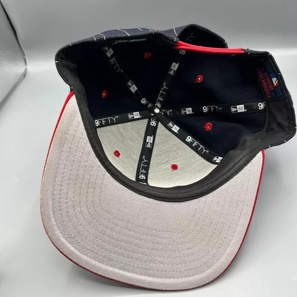 New Era Boston Red Sox Hat Men Pinstripes 9Fifty New Era Snap Back Size ONE SIZE - 7 Thumbnail