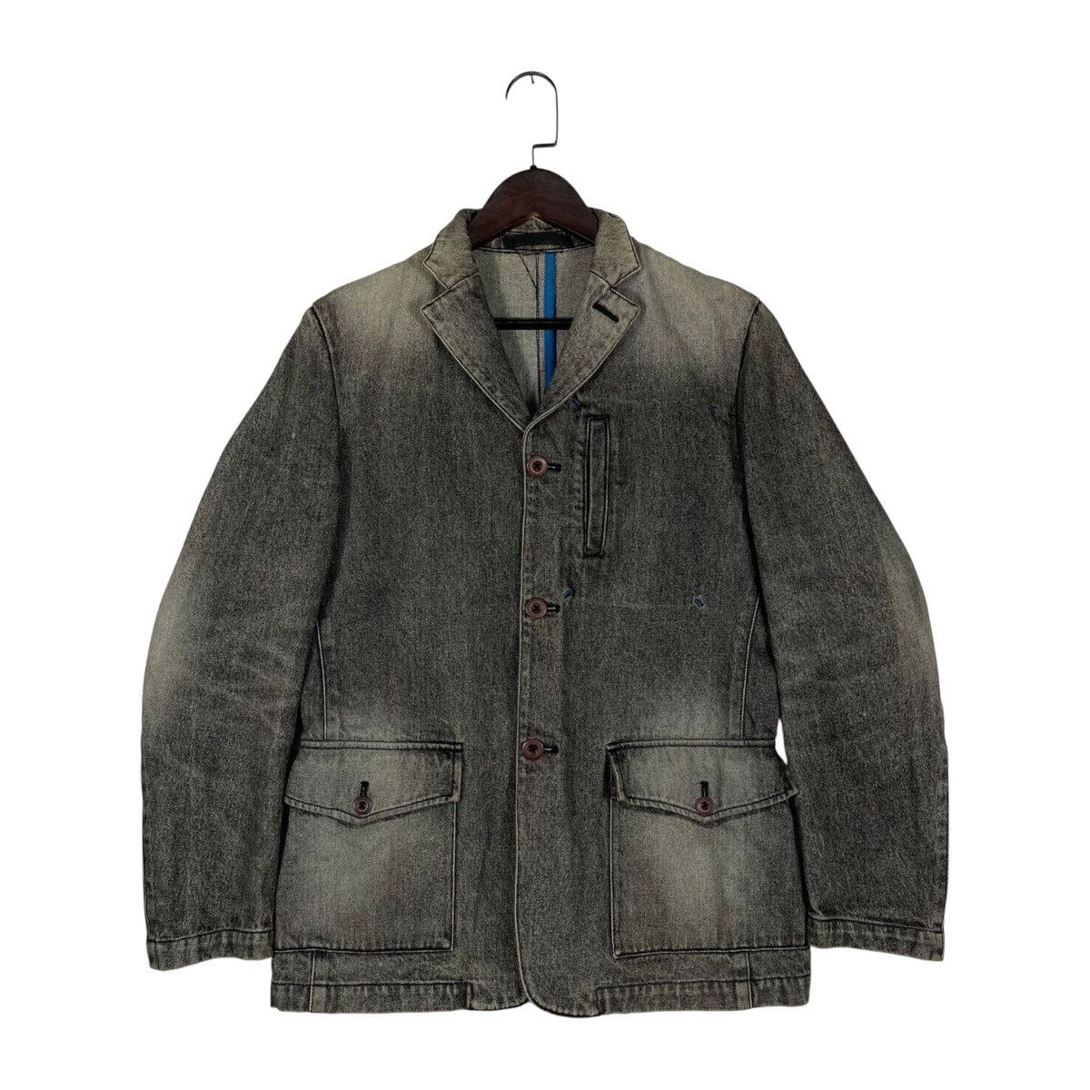 Boycott Vintage Boycott Japan Denim Blazer Jacket Size US M / EU 48-50 / 2 - 1 Thumbnail