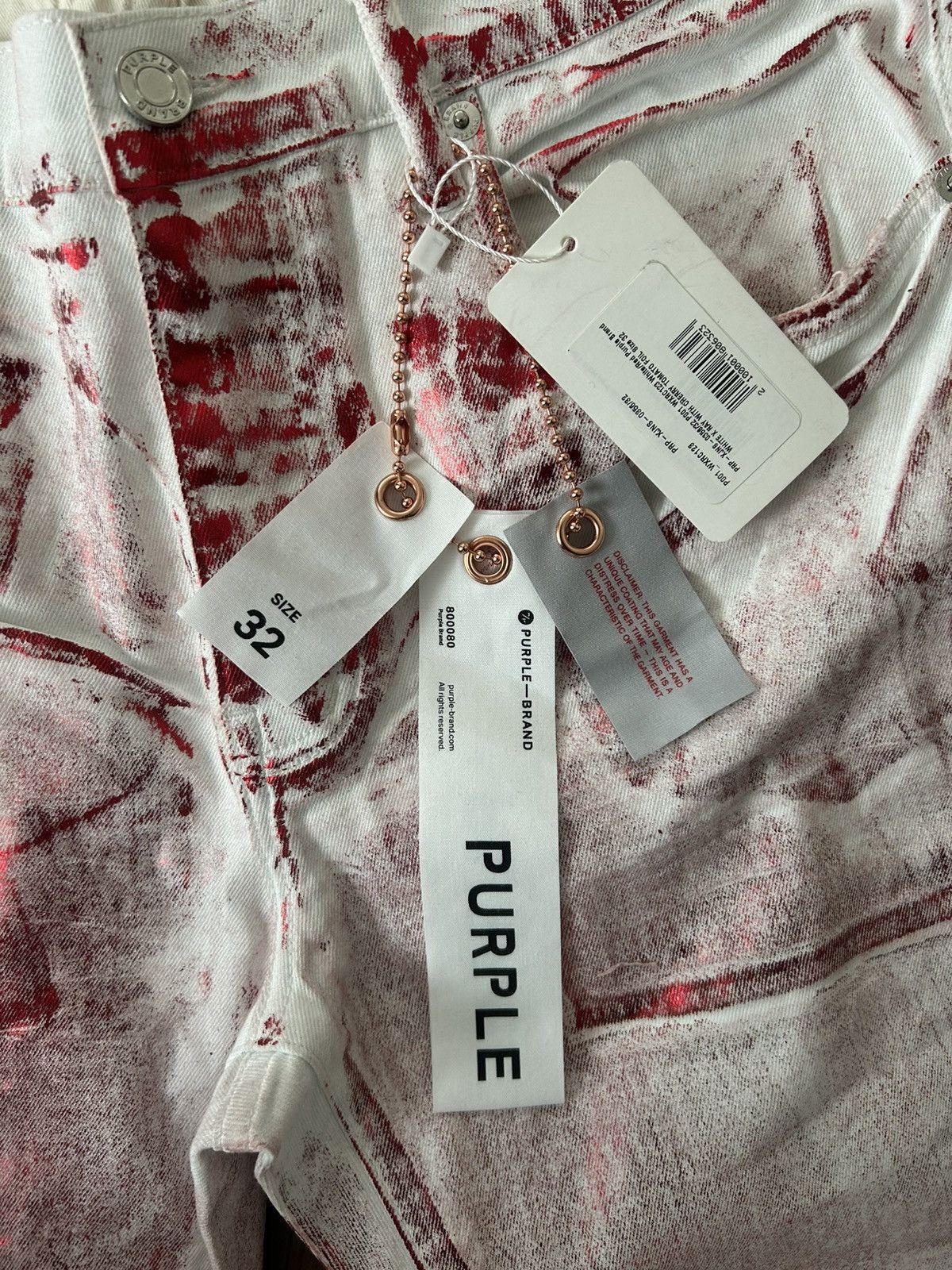 Purple Brand Cherry Foil size 32 Size US 32 / EU 48 - 3 Thumbnail