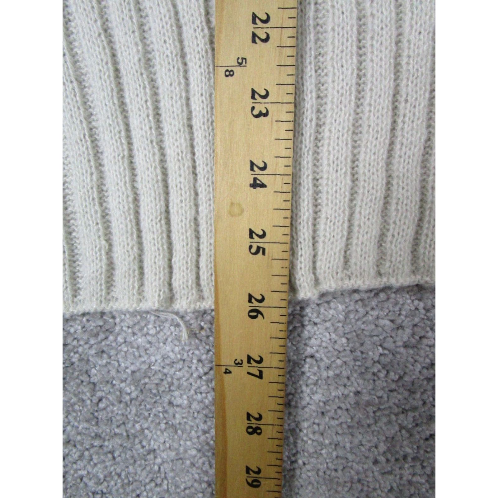 Vintage On 34Th Poncho Womens One Size Brown Beige Knit Open Front New Size ONE SIZE - 7 Thumbnail