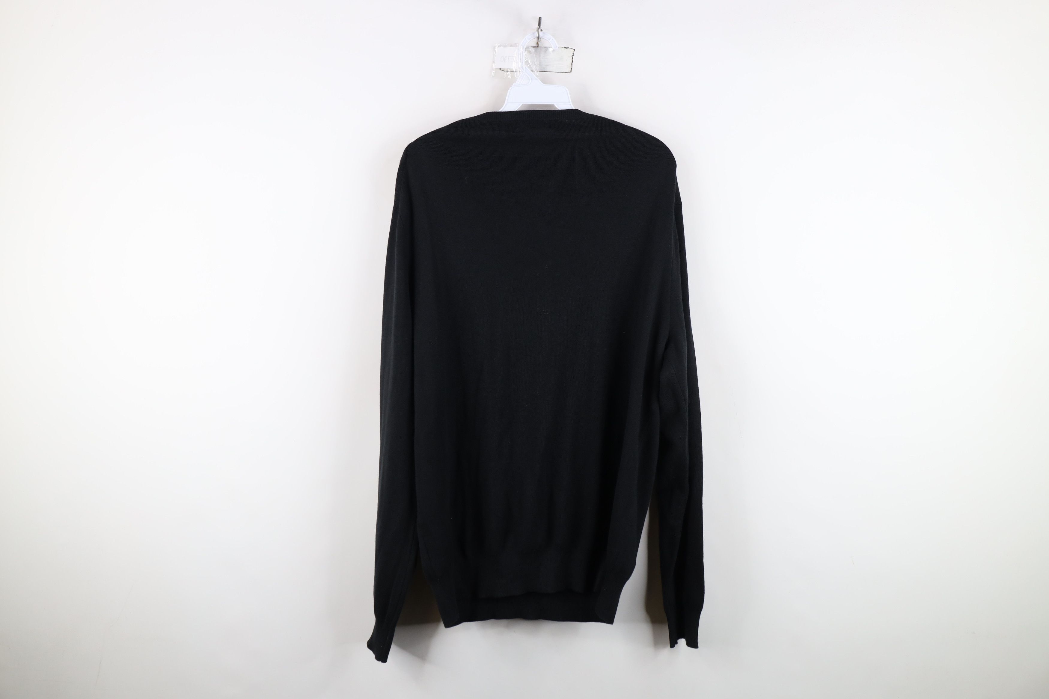 Ralph Lauren Vintage Ralph Lauren Lightweight Cotton Knit V-Neck Sweater Size US XL / EU 56 / 4 - 12 Thumbnail