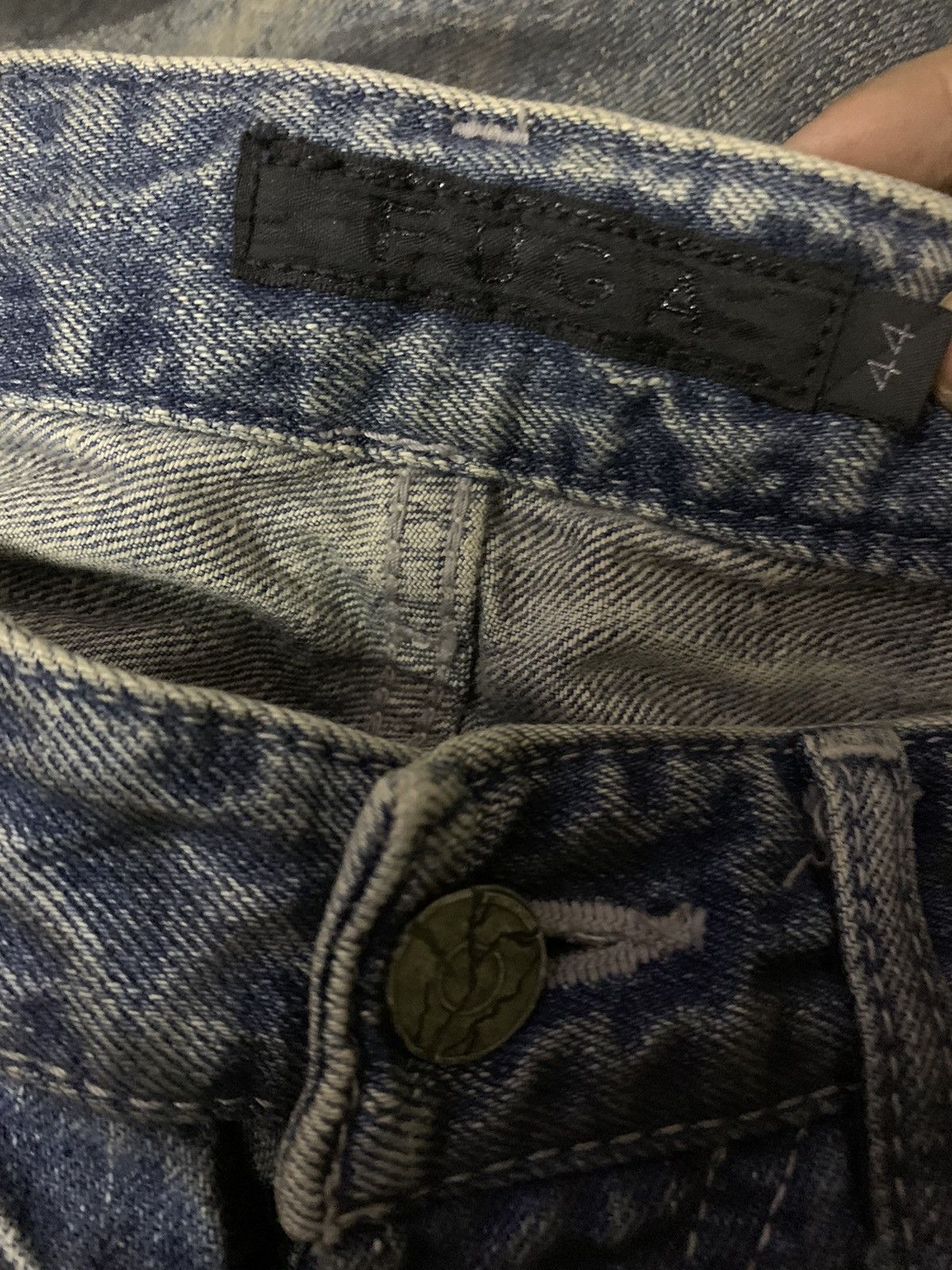 GOSTAR DE FUGA 💥Avant-Garde Flare Fuga Ripped Denim Size US 31 - 5 Thumbnail