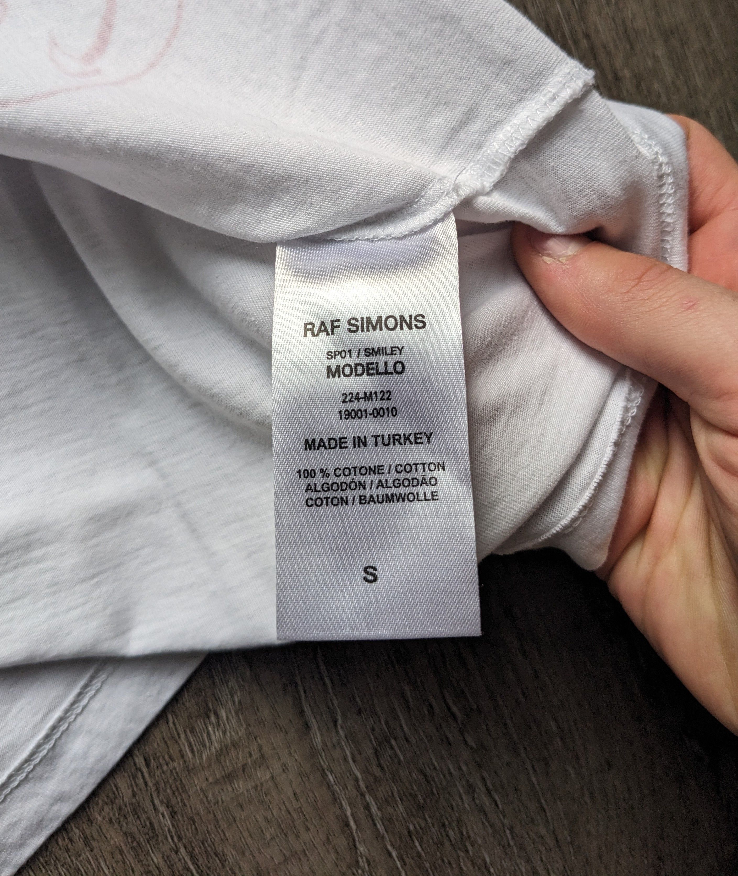Raf Simons x Smiley T-Shirt Size US S / EU 44-46 / 1 - 6 Thumbnail