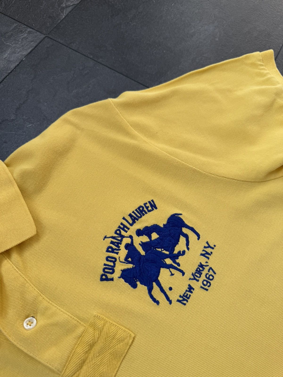 Polo Ralph Lauren × Vintage Vintage polo Ralph Lauren big pony New York tee Size US XL / EU 56 / 4 - 5 Thumbnail