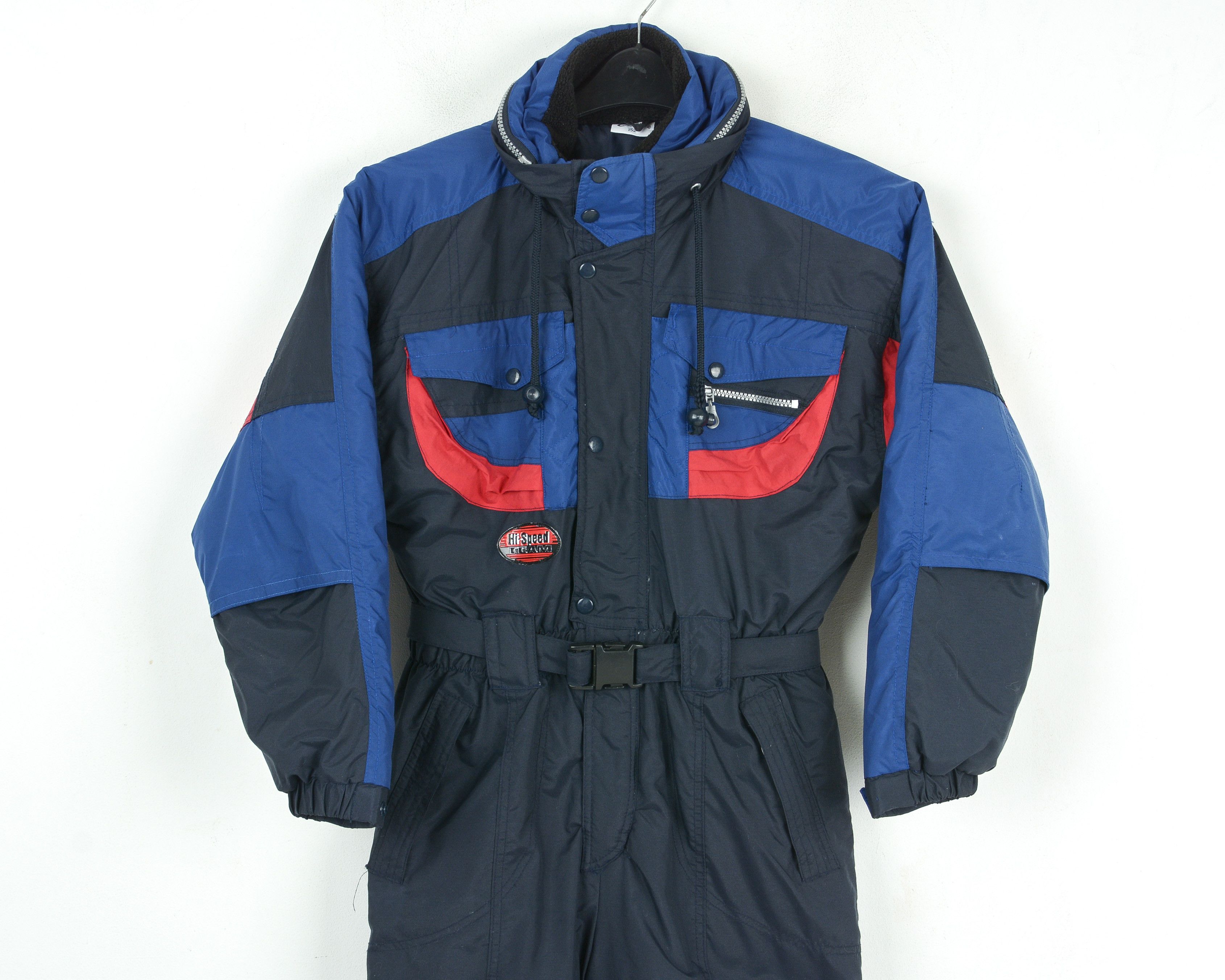 Vintage CHICANE XXS Ski Suit Jumpsuit Overalls Coveralls Snow Suit Size 24" / US 00 / IT 34 - 3 Thumbnail