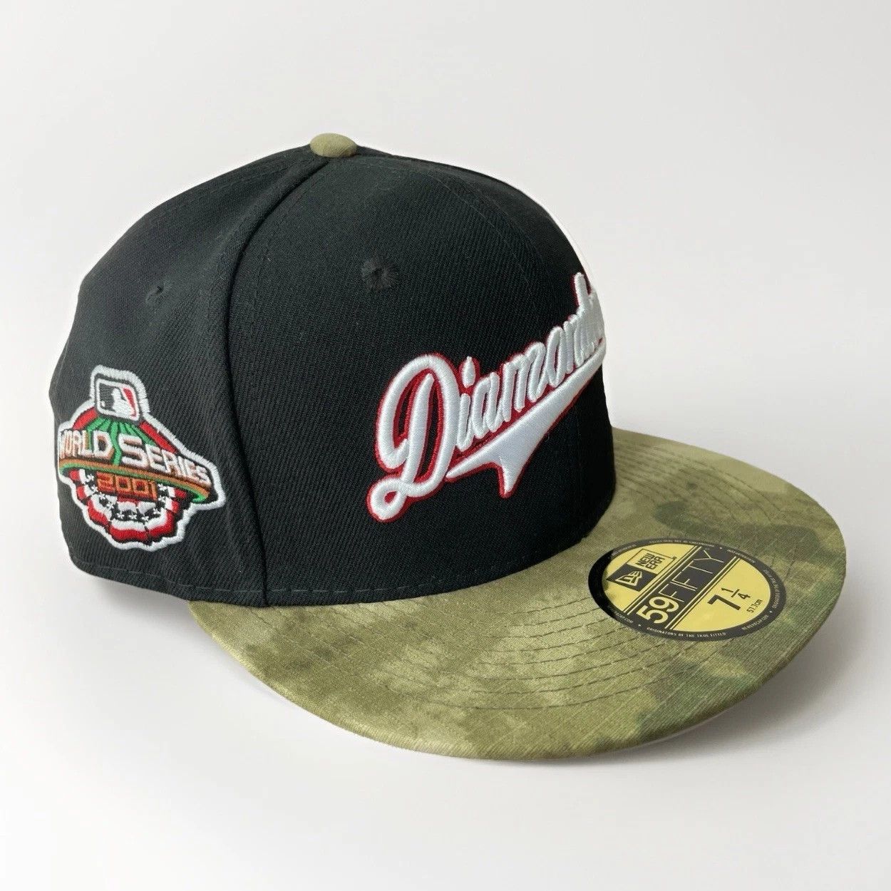 New Era 7 1/4 Arizona Diamondbacks 2001 World Series Fitted Hat Size ONE SIZE - 1 Thumbnail