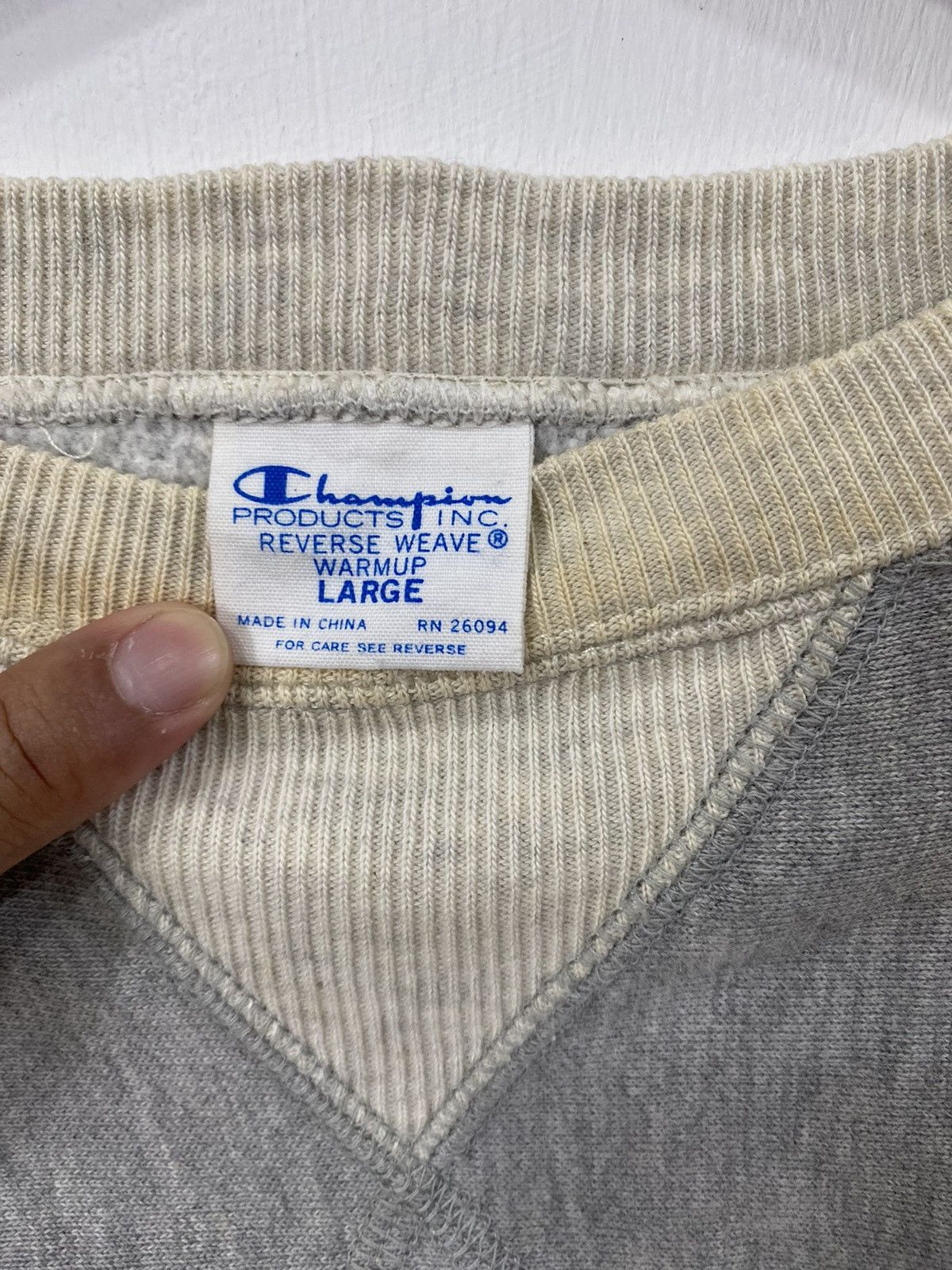 Champion × Vintage VINTAGE CHAMPION Reverse Weave sweatshirt Size US L / EU 52-54 / 3 - 3 Thumbnail