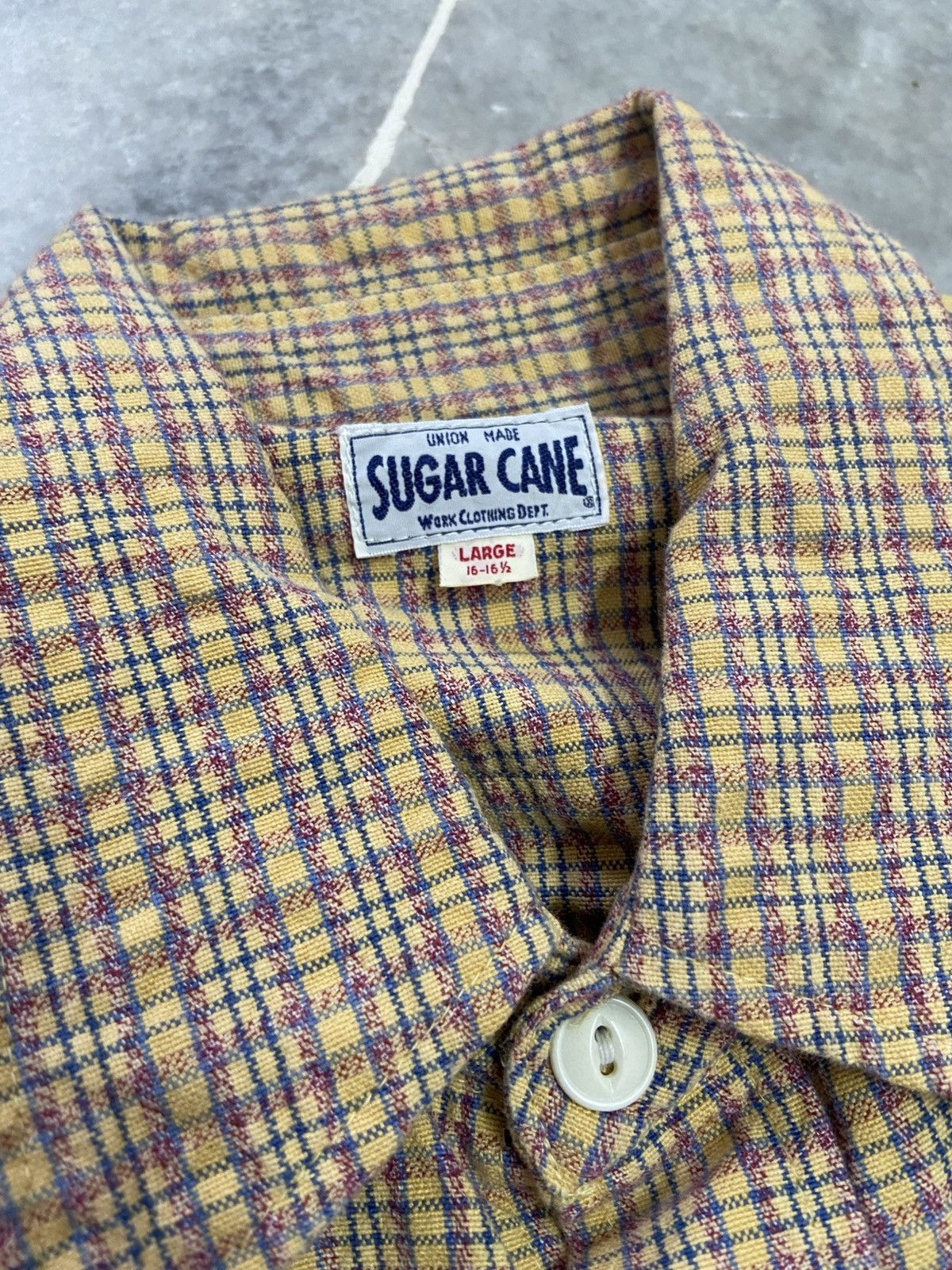 Flannel × Sugar Cane × Toyo Enterprises Vintage Sugar Cane Flannel Shirt Button Up Size US L / EU 52-54 / 3 - 5 Thumbnail