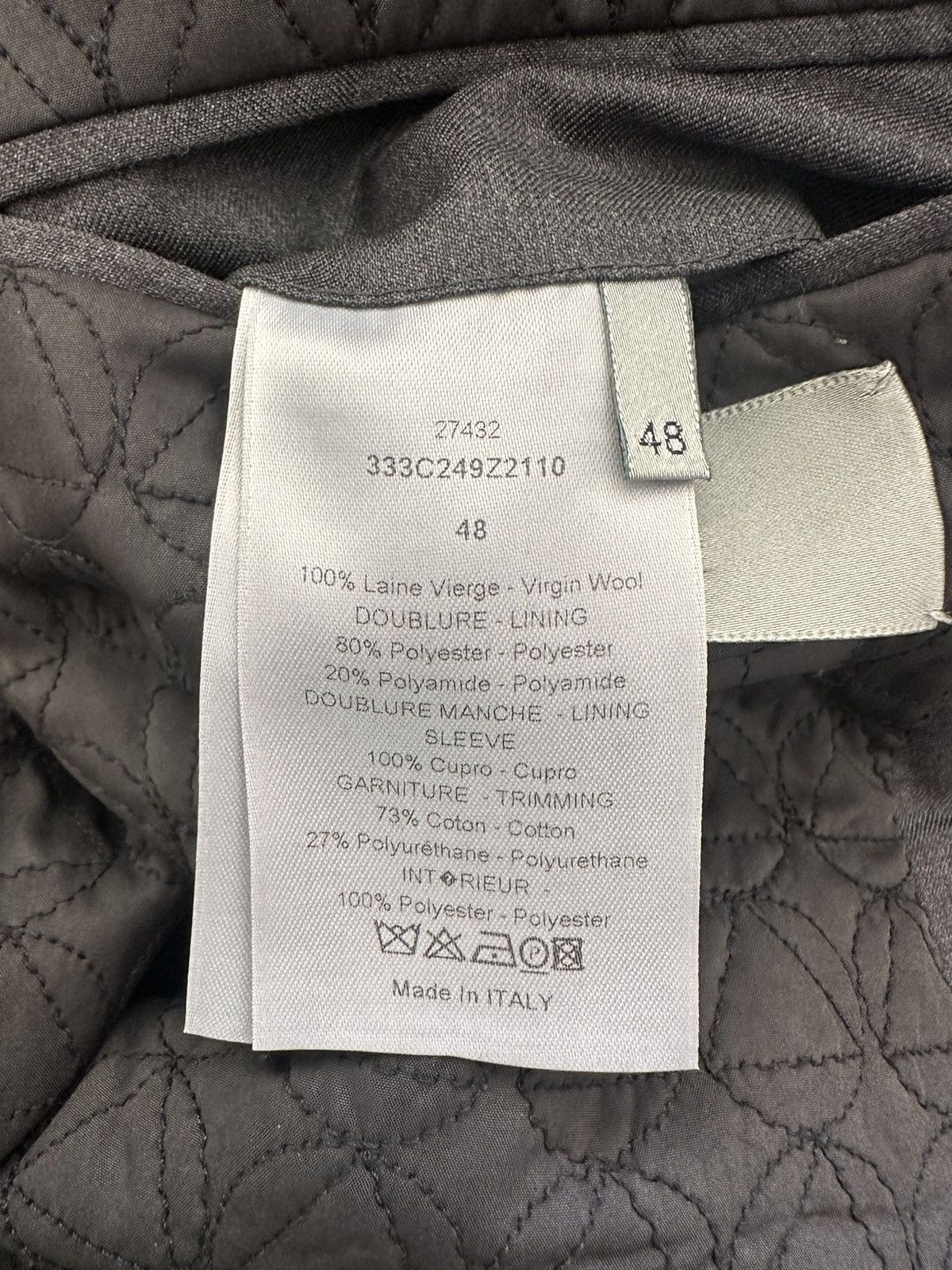 Dior AW13 Dior Homme 2 tone grey 3 piece suit 48 Size 38R - 25 Thumbnail