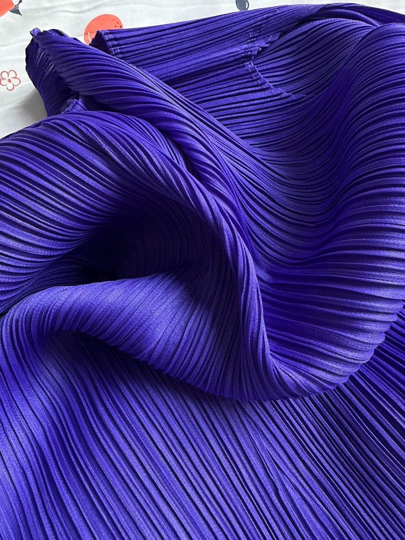 Issey Miyake Issey Miyake size:3 Blue and purple horizontal stripe spri Size XS / US 0-2 / IT 36-38 - 7 Thumbnail