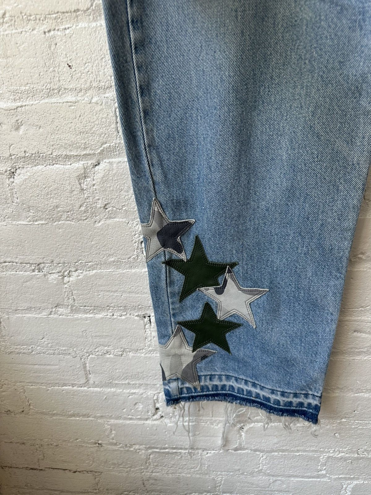 Chrome Hearts × Levi's Chrome Hearts 1 of 1 CAMO STAR SILVER PATCH JEANS 36 38 Size US 36 / EU 52 - 6 Thumbnail
