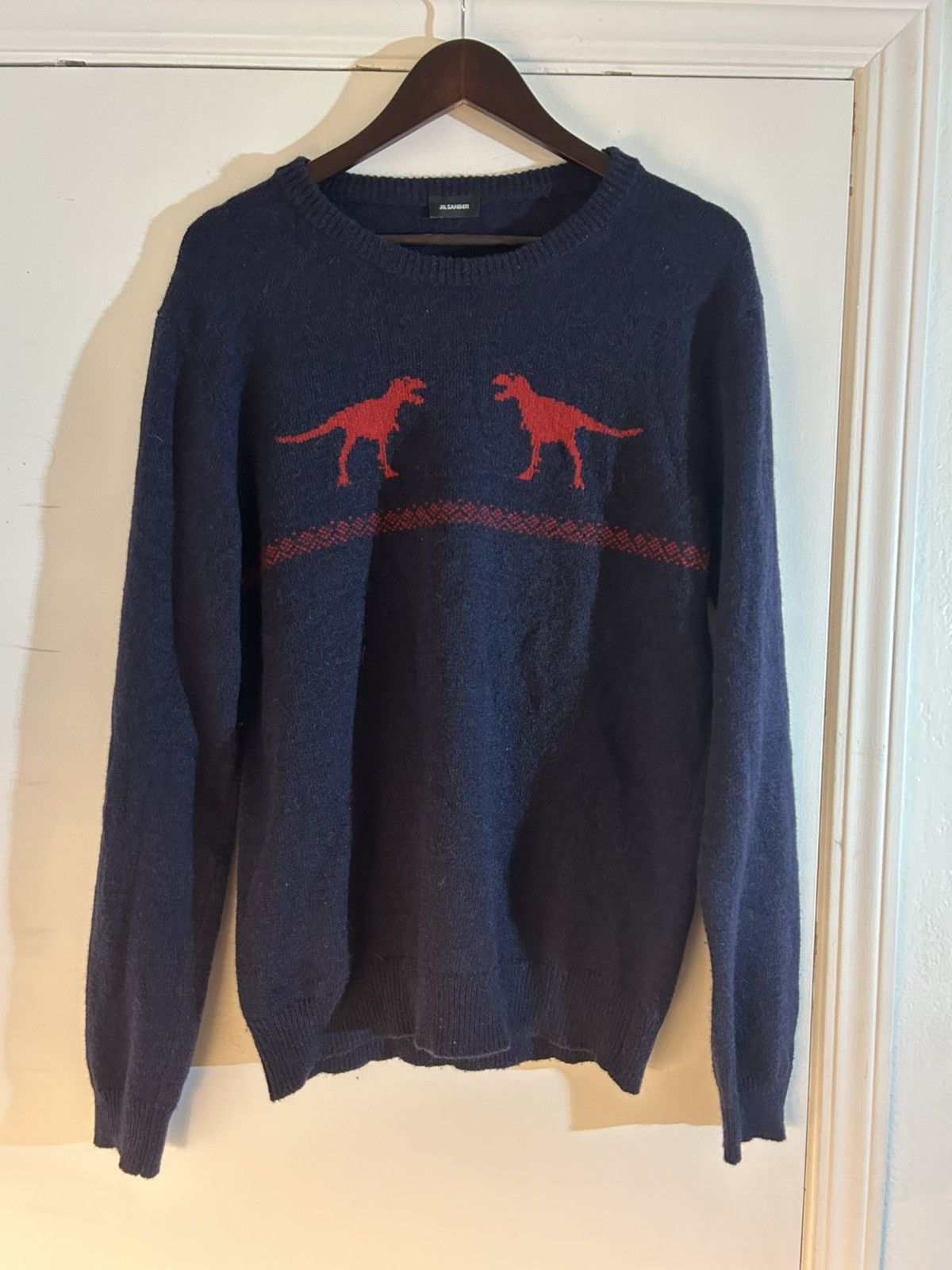 Jil Sander Jil Sander Dino Sweater Size US L / EU 52-54 / 3 - 1 Thumbnail
