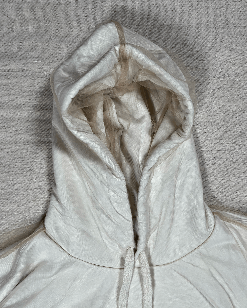 Other AMI Alexandre Mattiussi 2 Layer Cotton /Tulle Hoodie Size US L / EU 52-54 / 3 - 4 Thumbnail