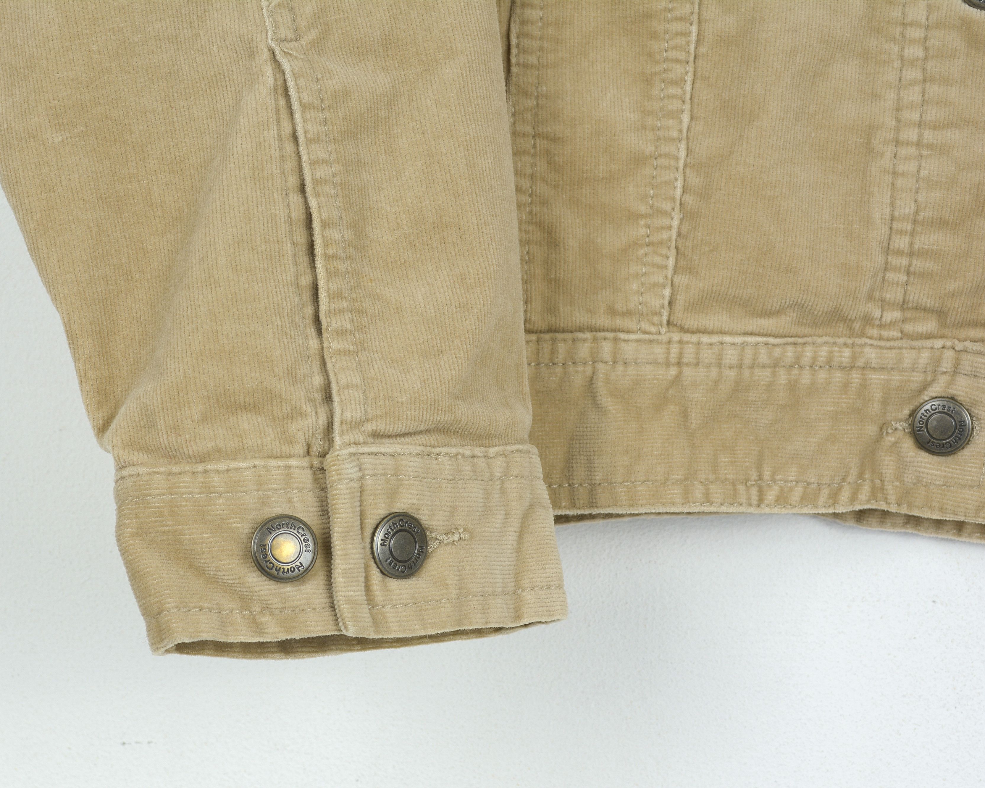 Vintage Women's UK 14 16 Corduroy Jacket Soft Cord Blazer Coat Size L / US 10 / IT 46 - 8 Thumbnail