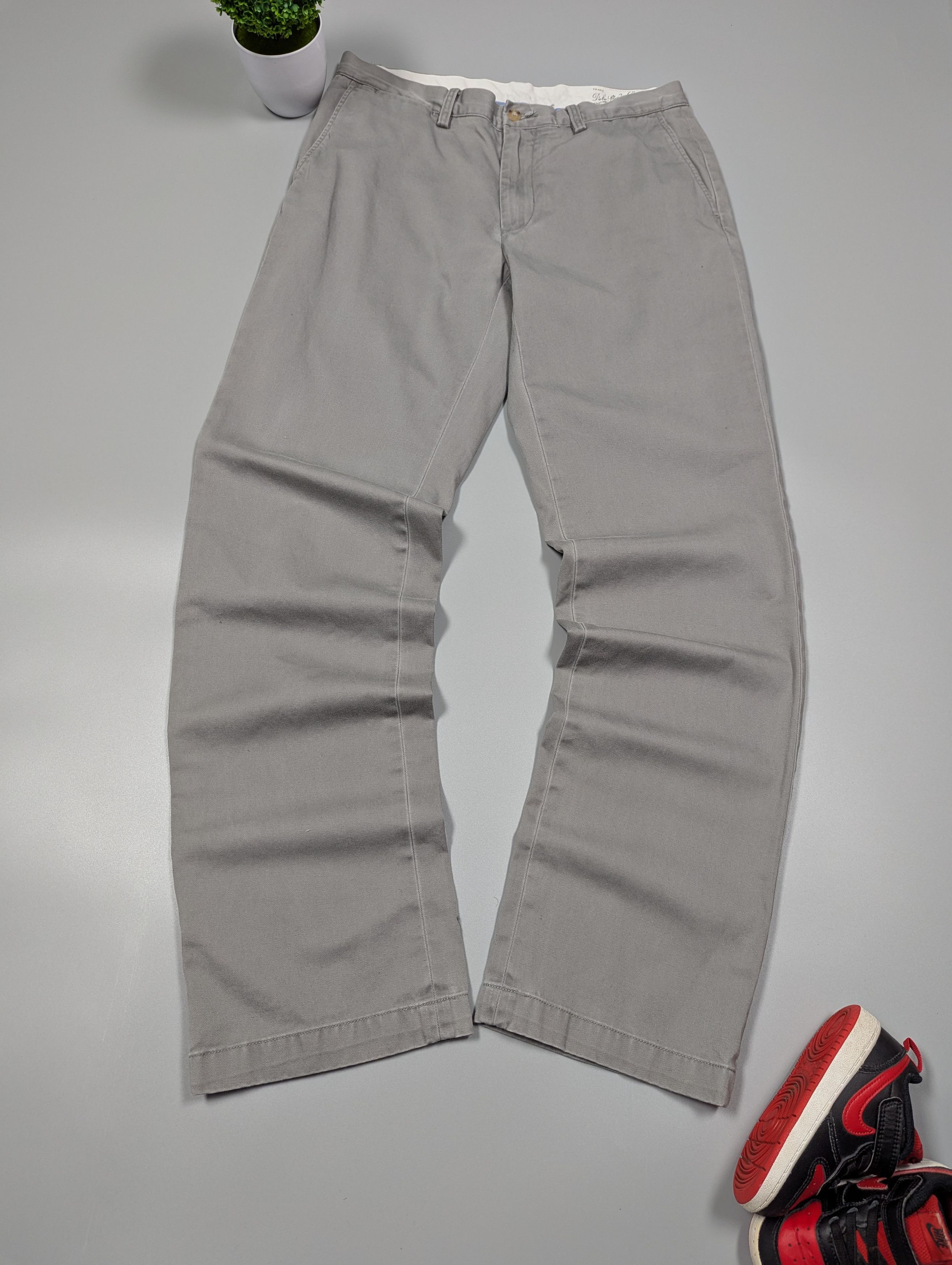 Polo Ralph Lauren × Vintage Polo Ralph Lauren Vintage Men's Gray Classic Chino Pants Size US 32 / EU 48 - 5 Thumbnail