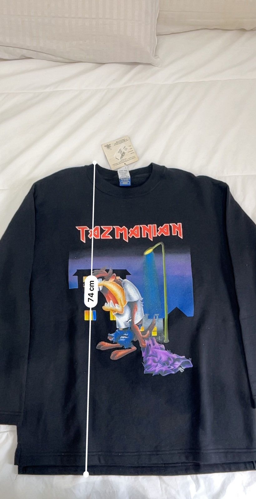 Other Vintage 90s Looney Tunes Tazmanian Devil SweatshirtDeadstock Size US L / EU 52-54 / 3 - 8 Thumbnail