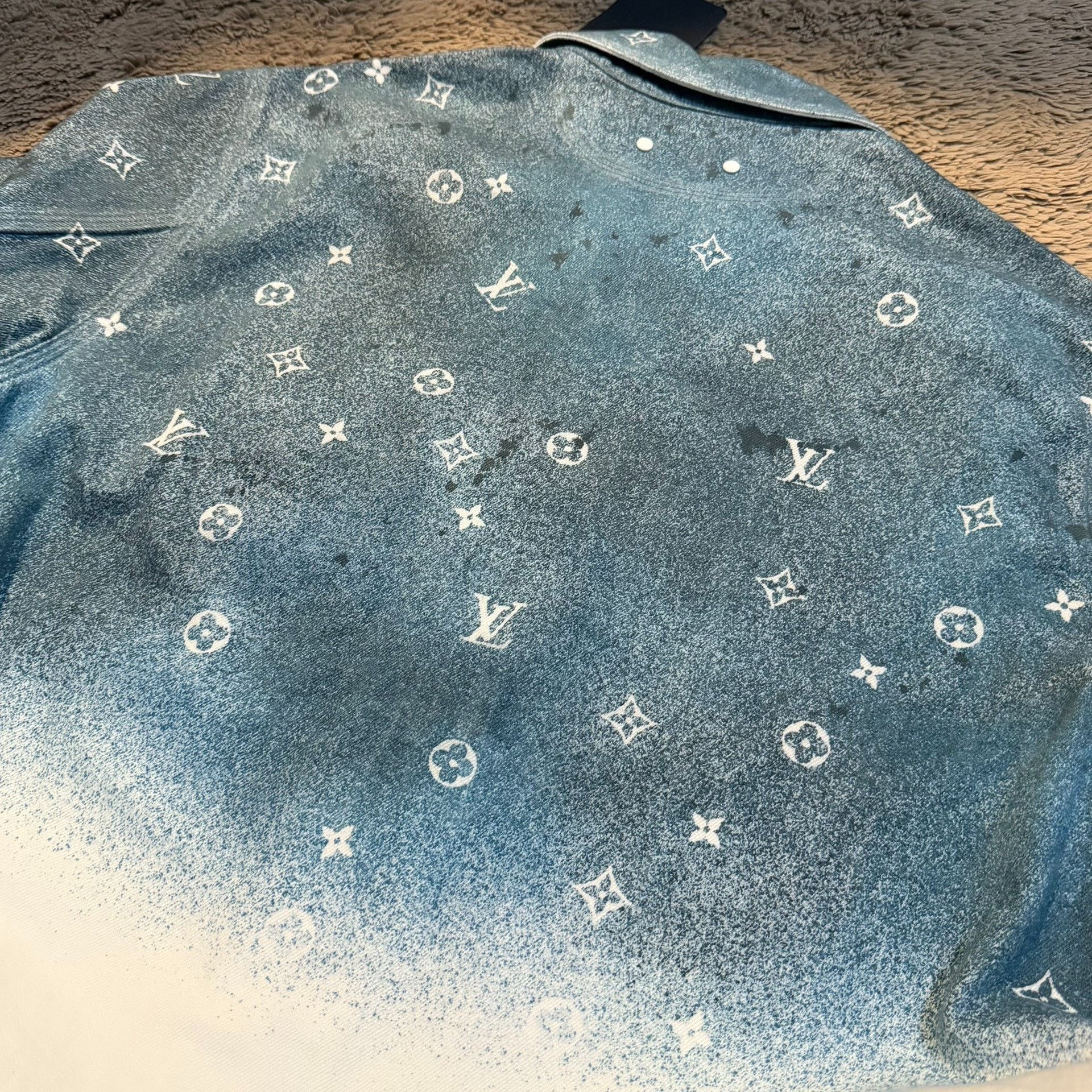 Louis Vuitton Louis Vuitton Monogram Gradient Denim Jacket Size US M / EU 48-50 / 2 - 8 Thumbnail