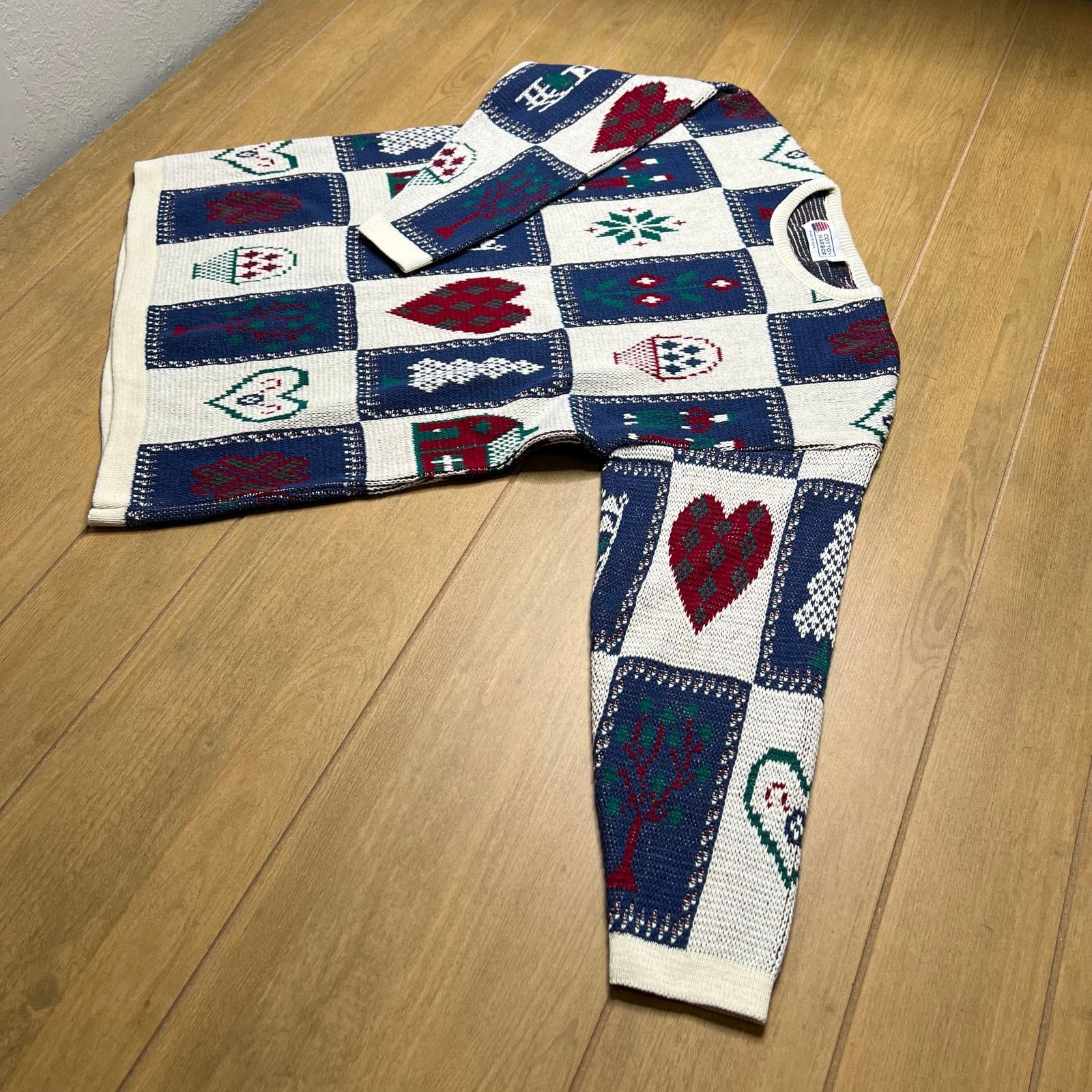 Vintage Vintage Cotton Harbor Sweater USA Made Patchwork PS women Size S / US 4 / IT 40 - 8 Thumbnail