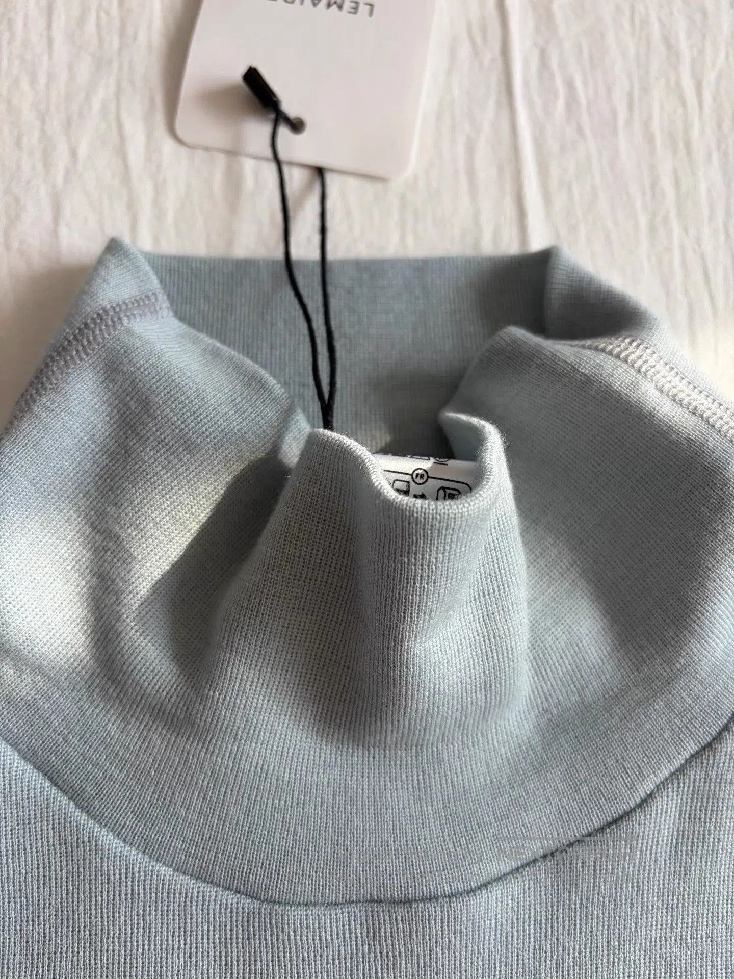 Lemaire Blue Turtleneck Sweater - Size M. Size US M / EU 48-50 / 2 - 2 Thumbnail