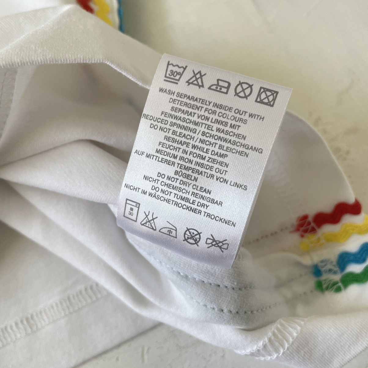 Escada Sport Y2K Escada Sport Embellished Logo White Tank Top Size XL / US 12-14 / IT 48-50 - 8 Thumbnail